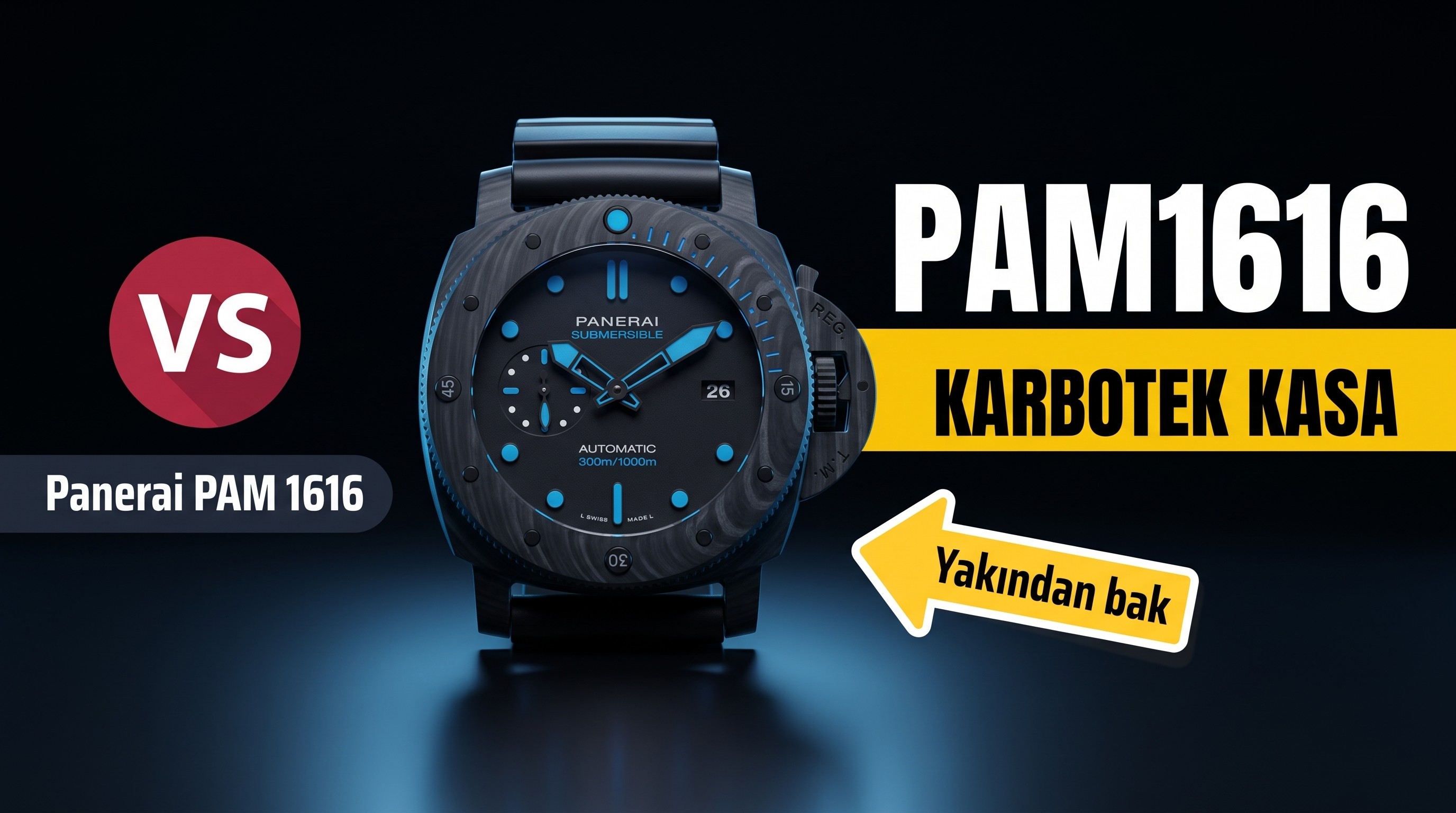 Panerai Luminor Submersible PAM1616 VS Factory İ...