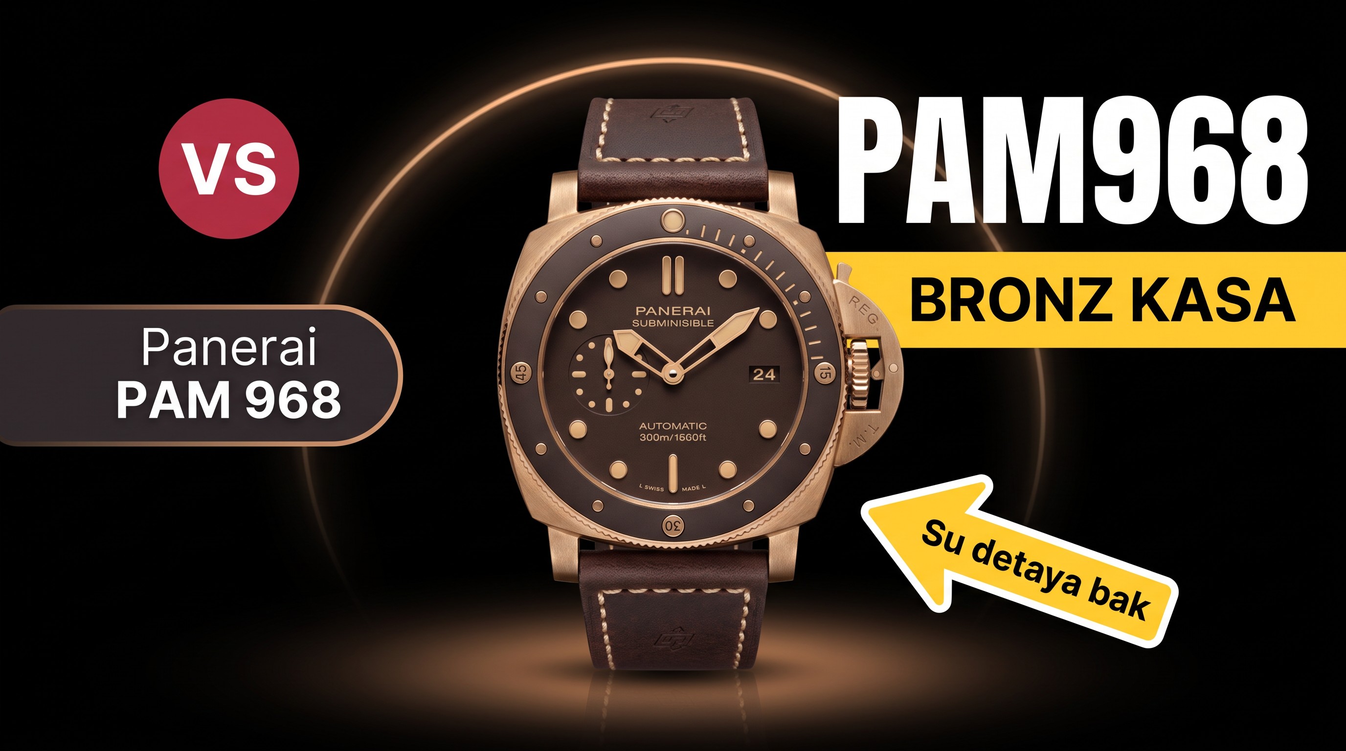 Panerai Luminor Submersible PAM968 VS Factory İn...