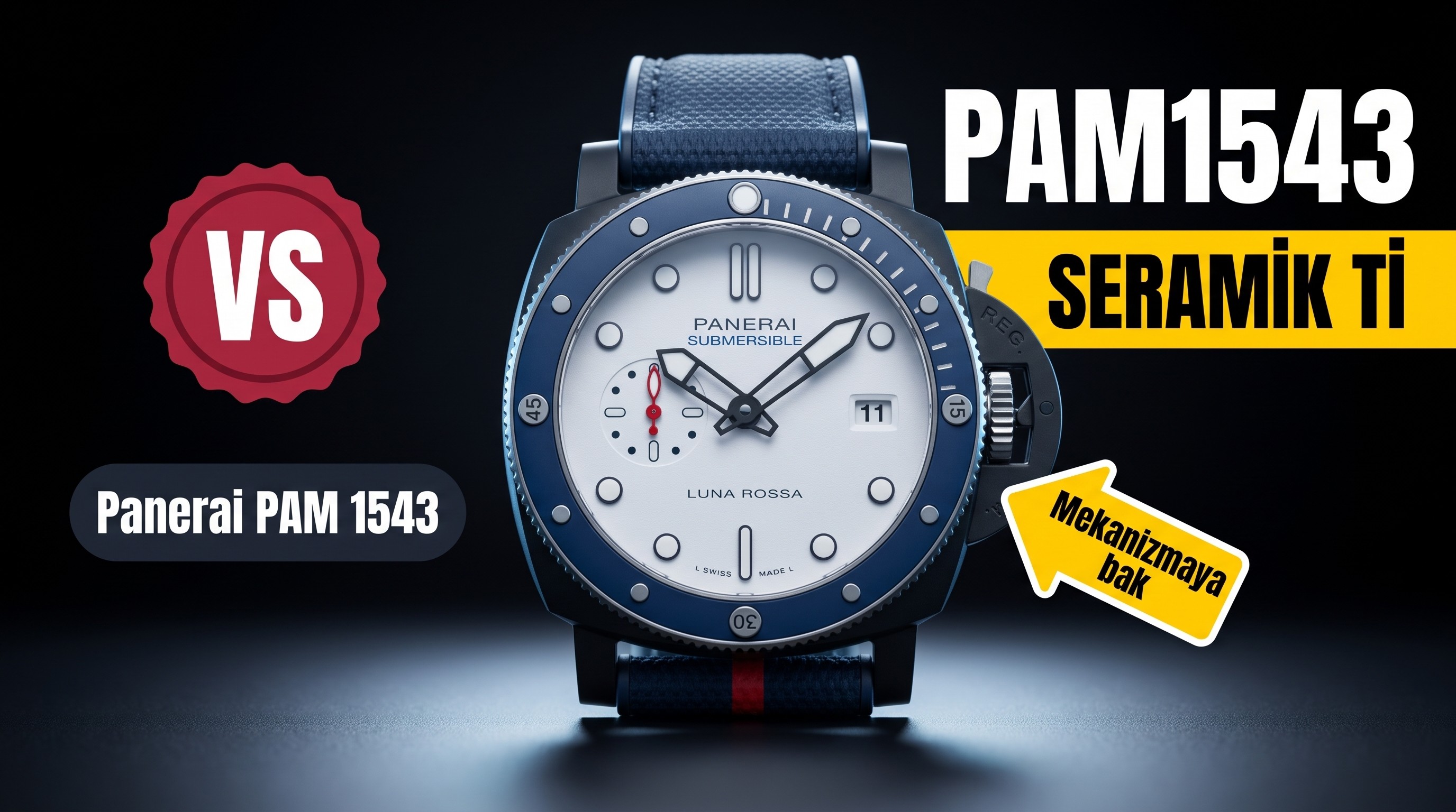 Panerai Luminor Submersible PAM1543 VS Factory İ...