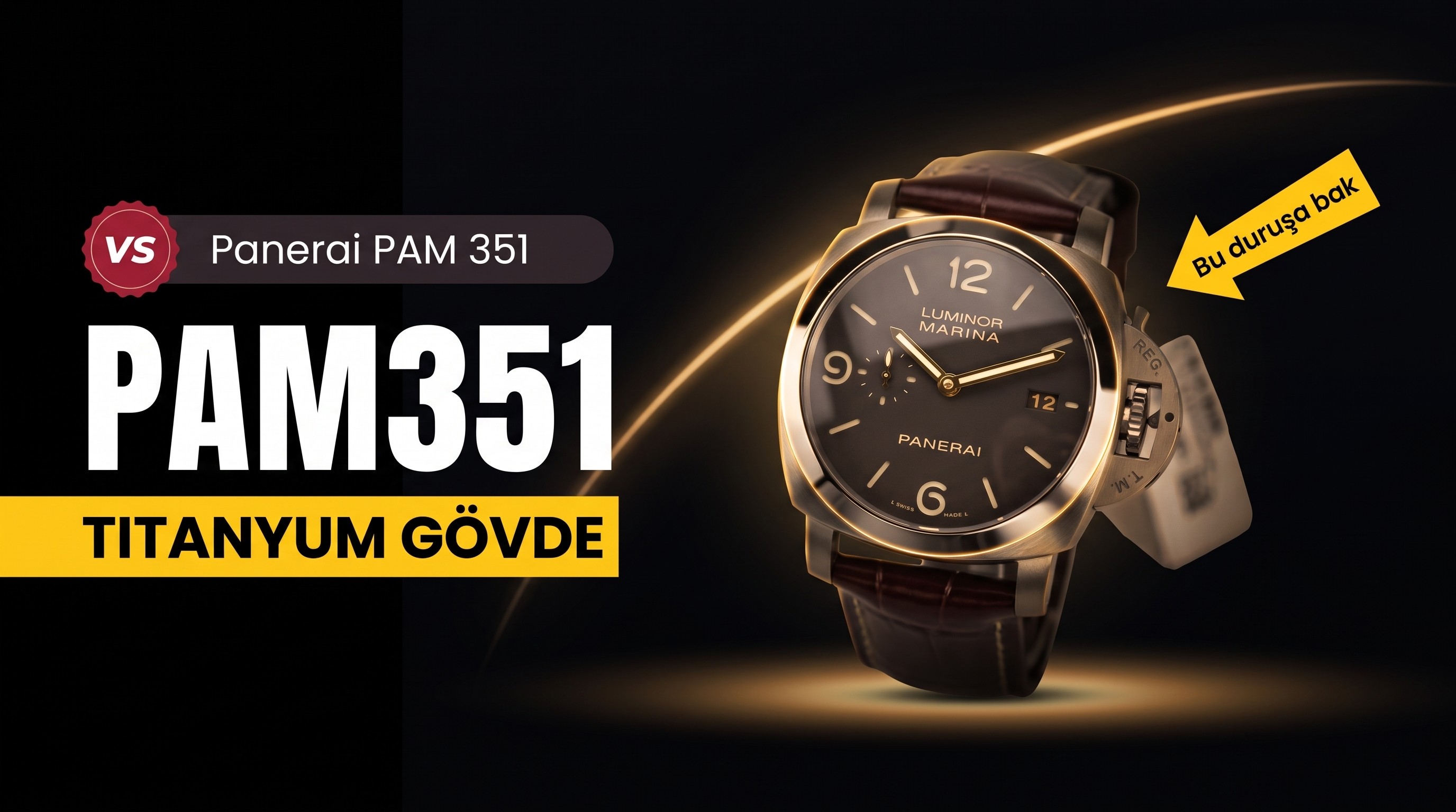 Panerai Luminor Marina PAM351 VS Factory İncelemesi
