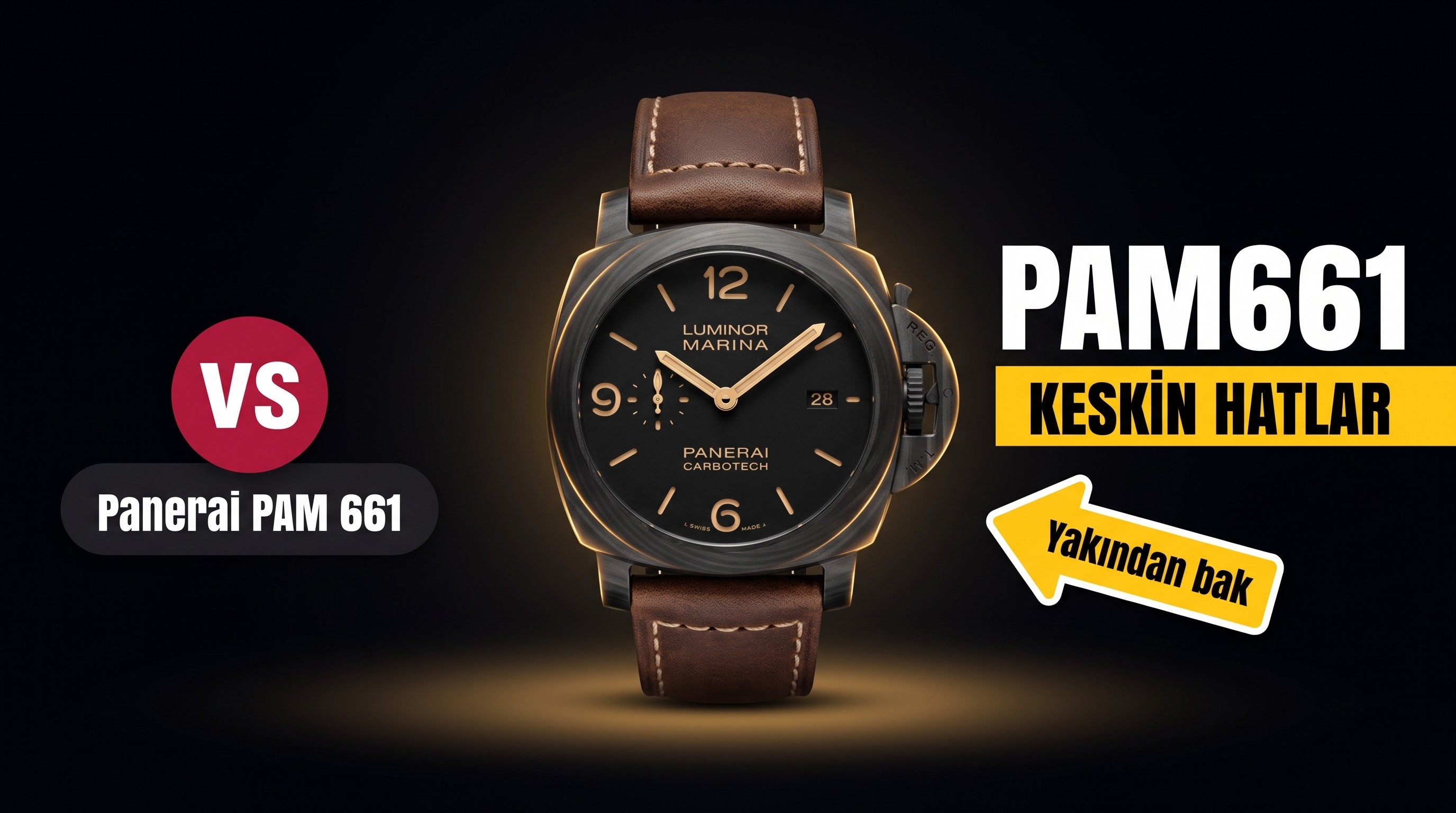 Panerai Luminor Submersible PAM661 VS Factory İn...