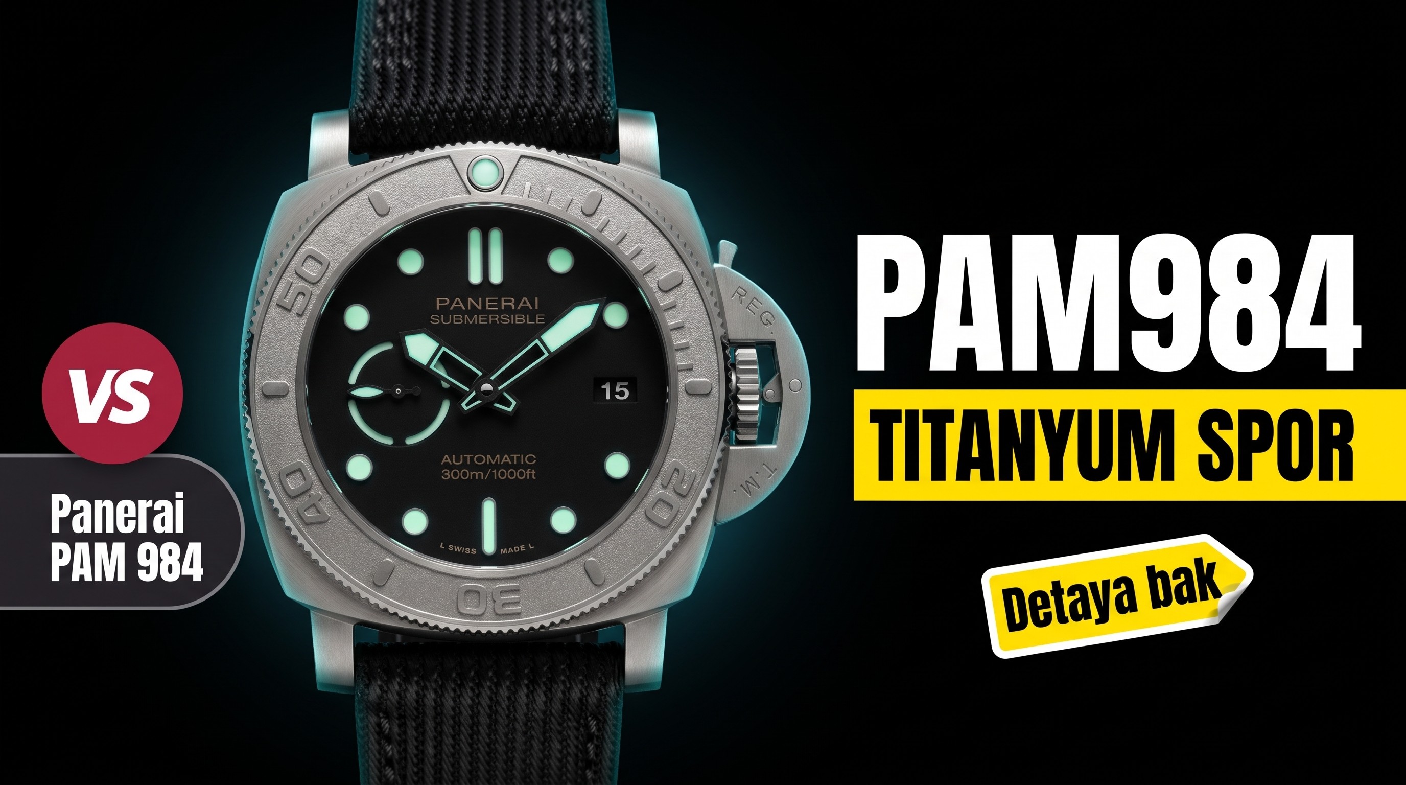 Panerai Luminor Submersible PAM984 VS Factory İn...