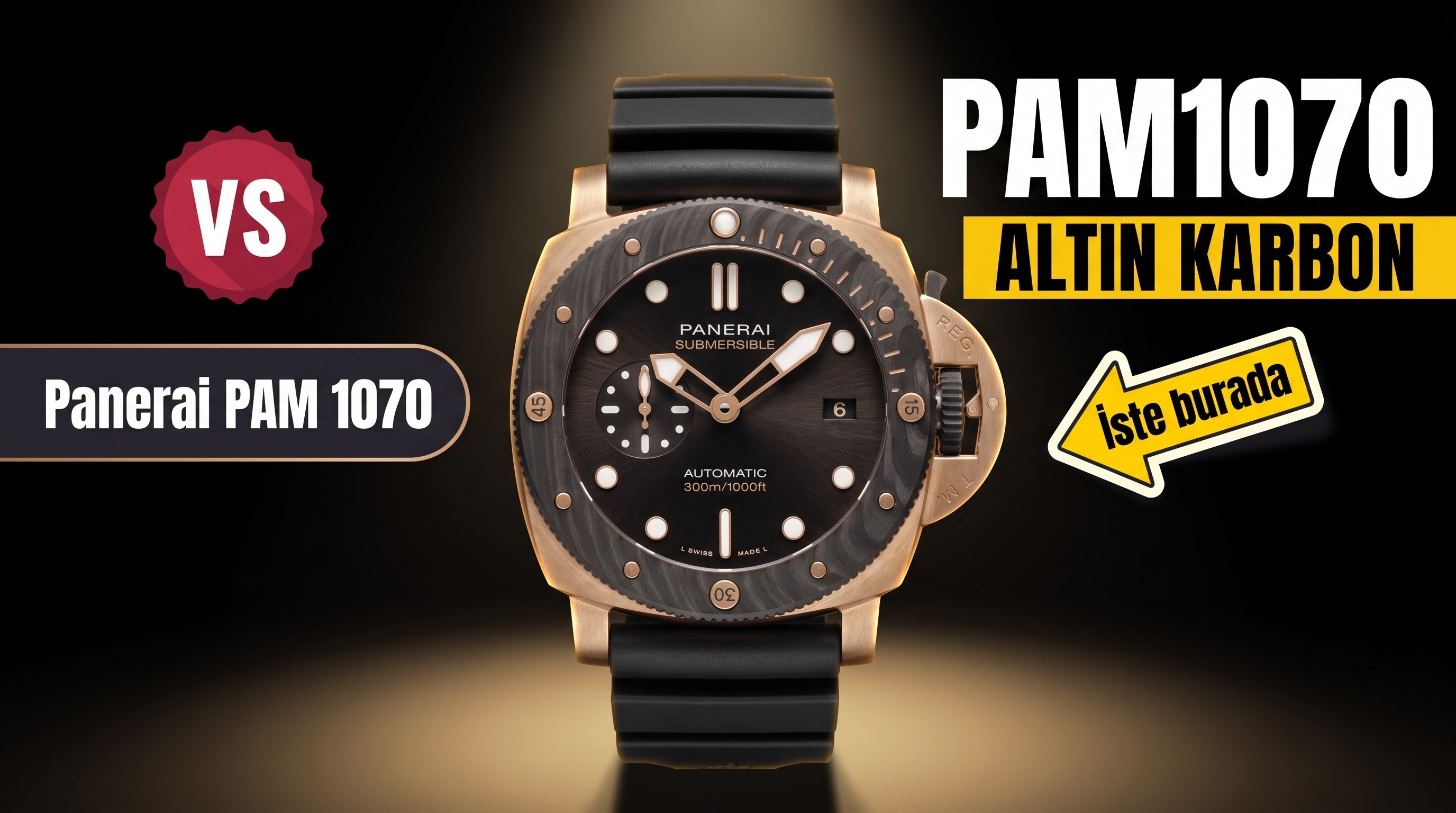 Panerai Luminor Submersible PAM1070 VS Factory İ...