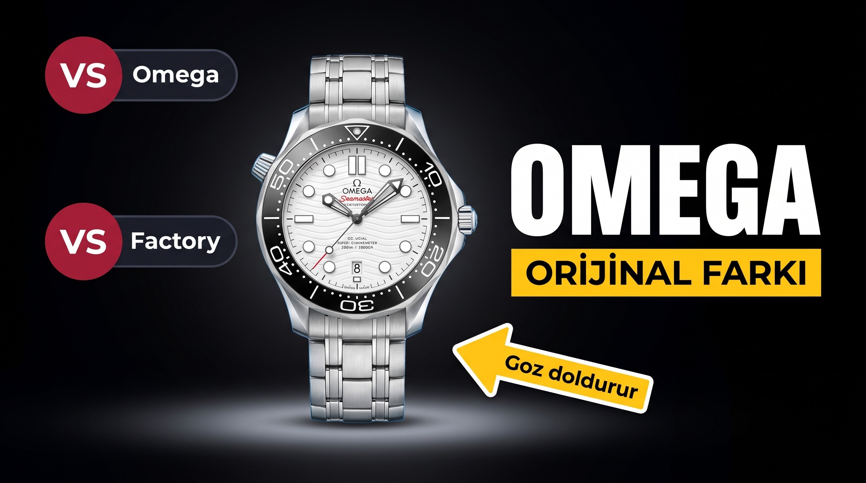 VS Factory resmi sitesindeki saatlerin kalitesi nasıl? VS Factory Omega ile orijinali arasındaki fark ne?