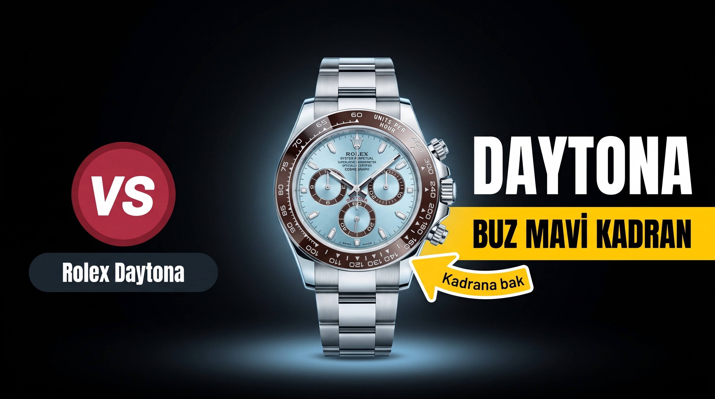 Vs Factory Rolex Buz Mavisi Daytona 4131 Replika...