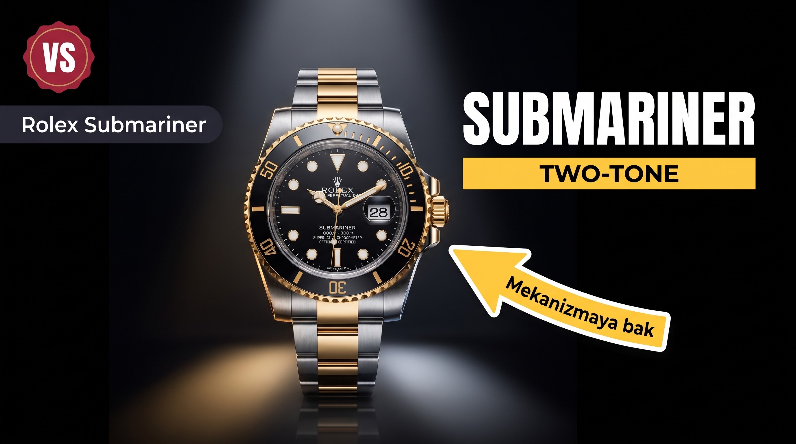 VS Factory Rolex çelik-altın (Two-Tone) Siyah Su Hayaleti 116613 altın kaplama sürüm ile elektrolizle kaplama arasındaki fark nedir? Rengi solar mı?