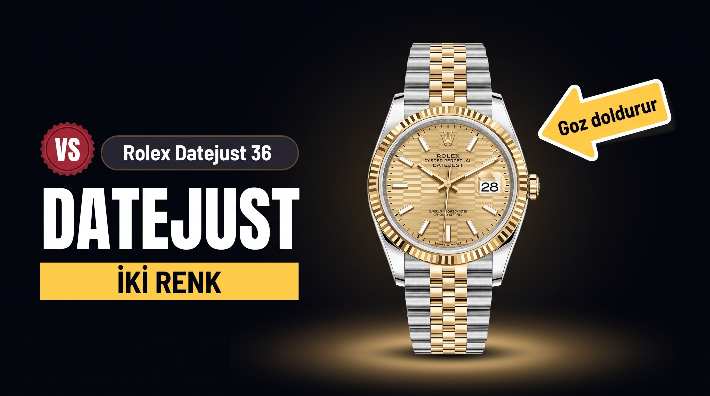 Vs Factory Rolex Datejust 36 126233 0039 Replika...