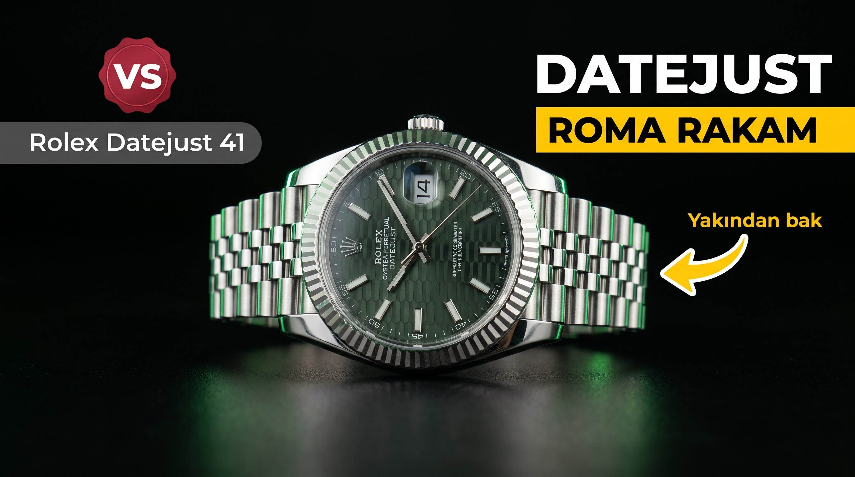 VS Factory Rolex Datejust 41 MM Saat