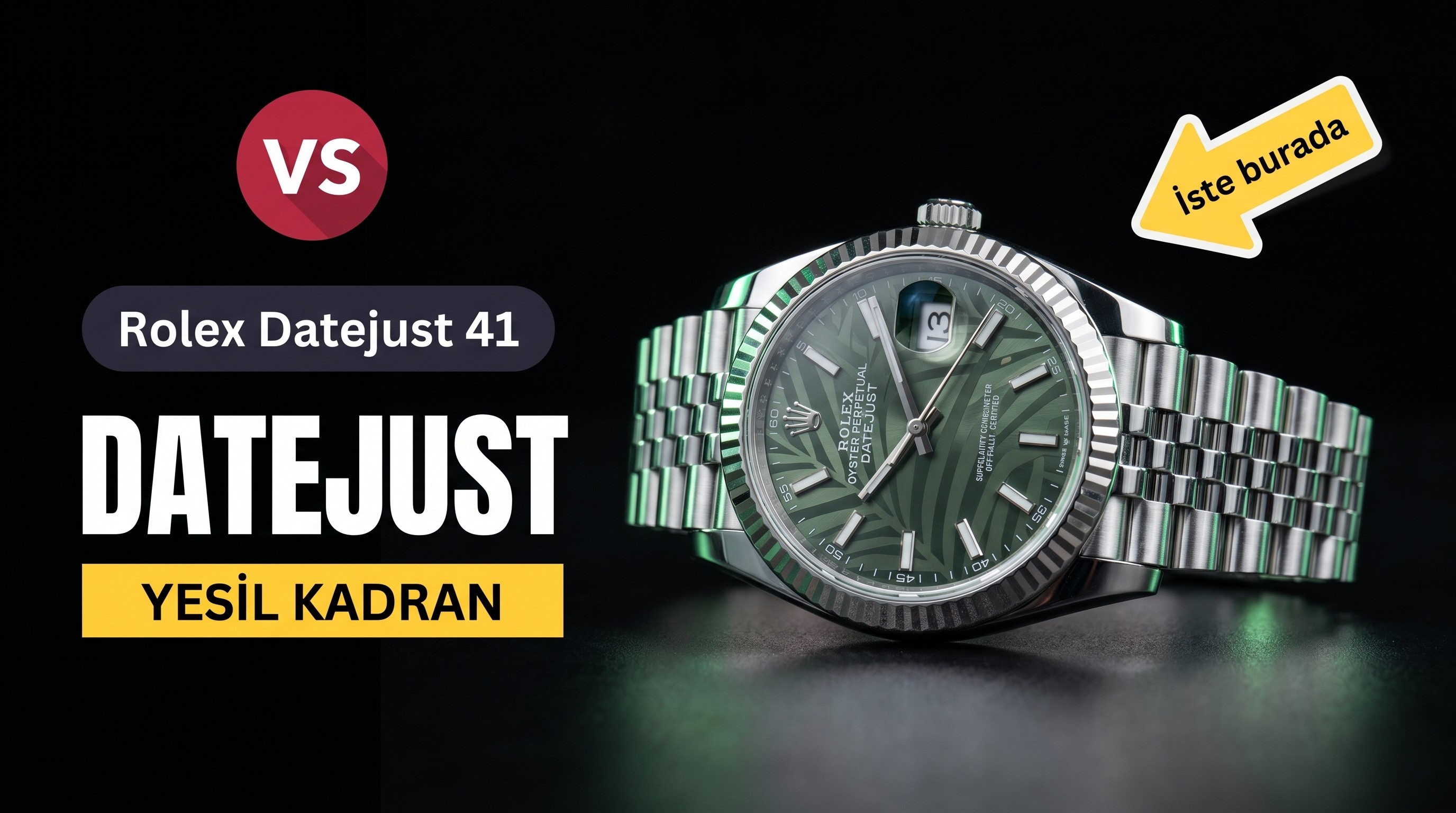 VS Factory Rolex Datejust 41 MM Kol Saati