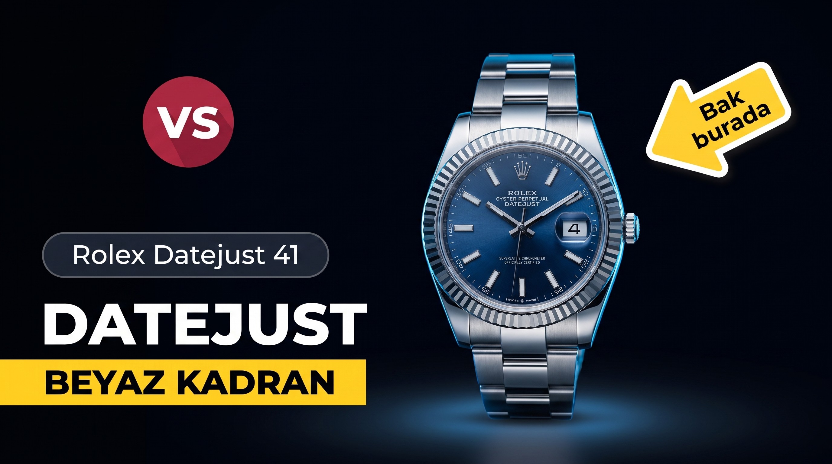 VS Factory Rolex Datejust 41 MM Kol Saati