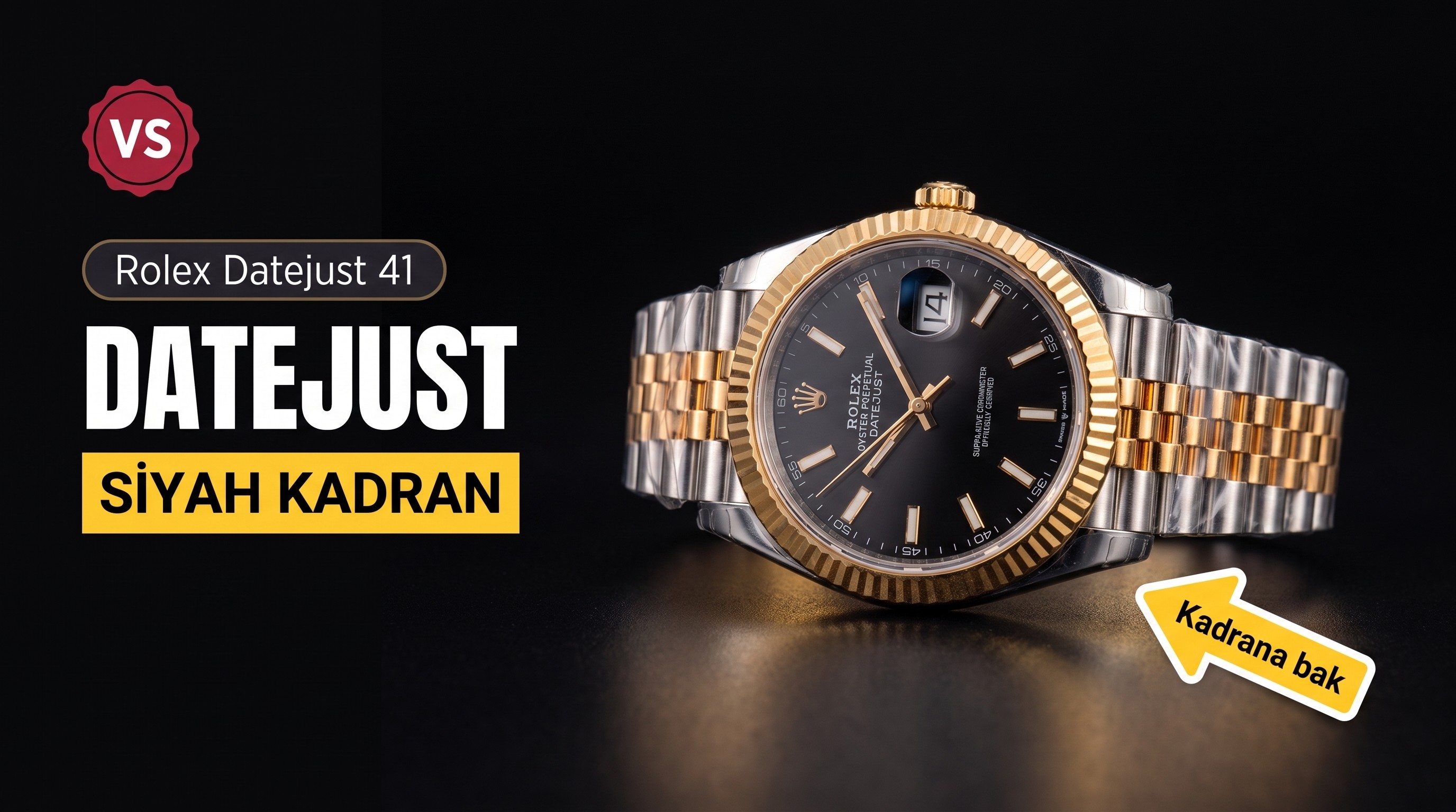 VS Factory Rolex Datejust 41 MM Kol Saati No.15