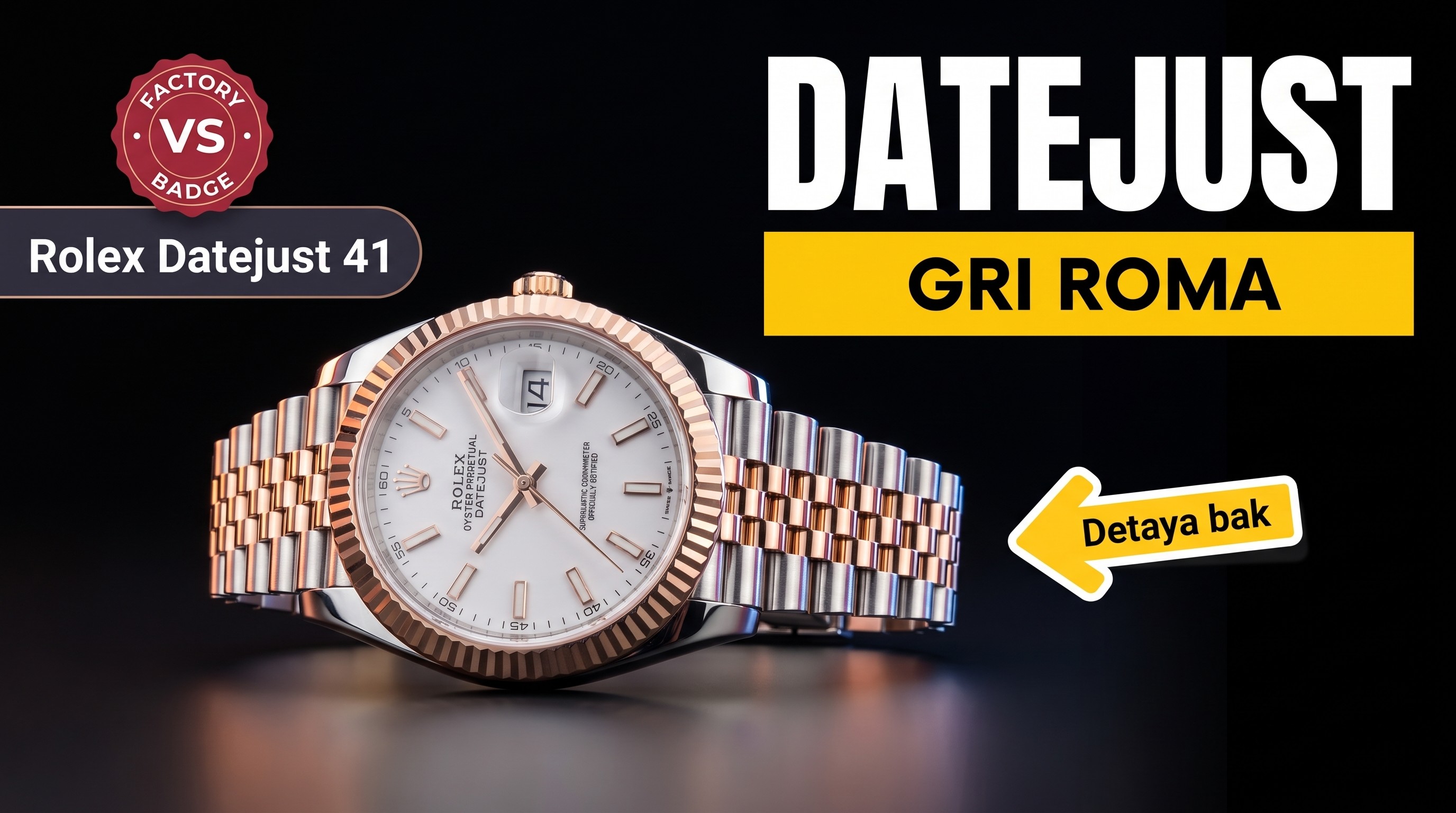 VS Factory Rolex Datejust 41 MM Kol Saati
