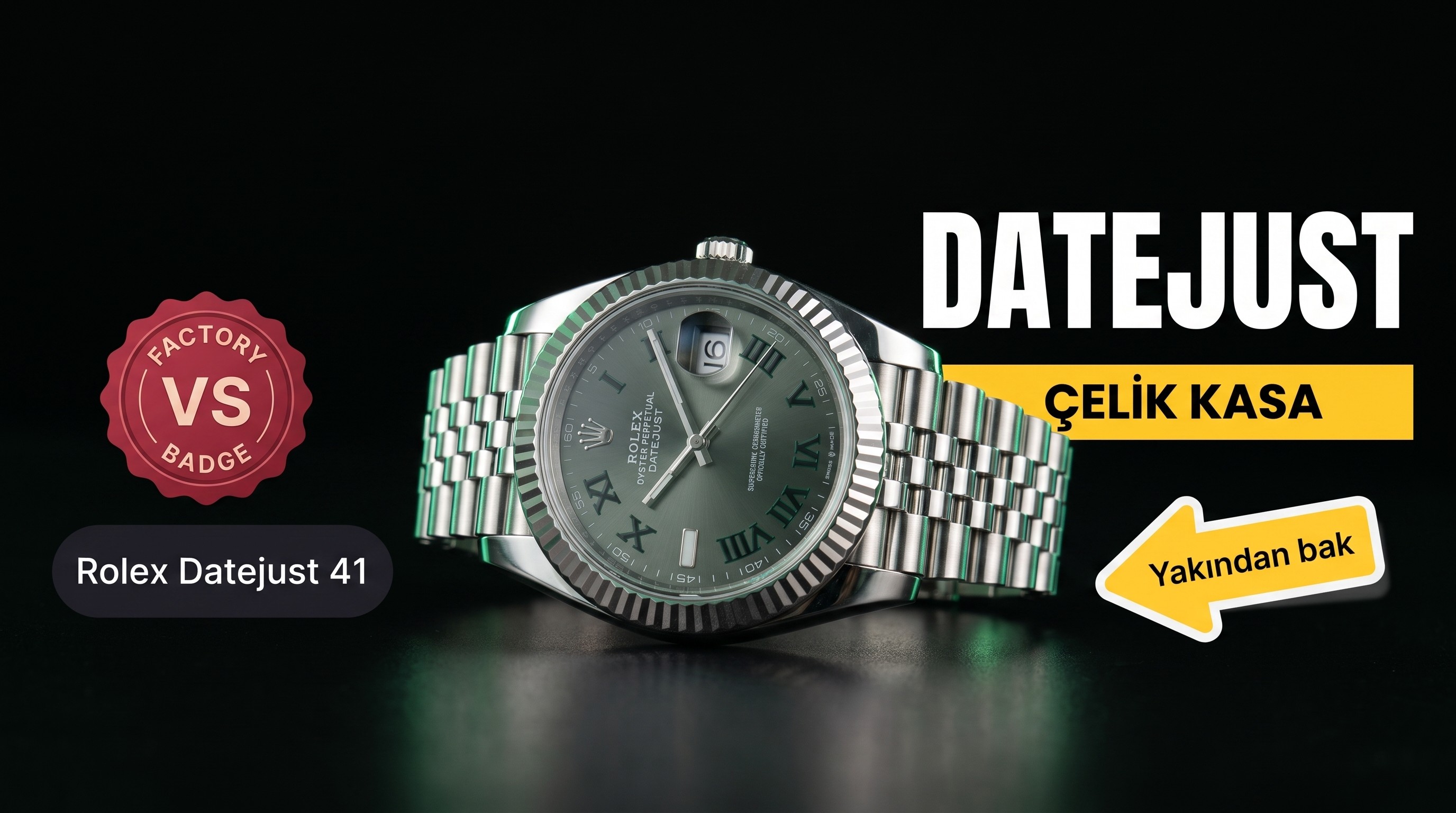 VS Factory Rolex Datejust 41 MM Kol Saati