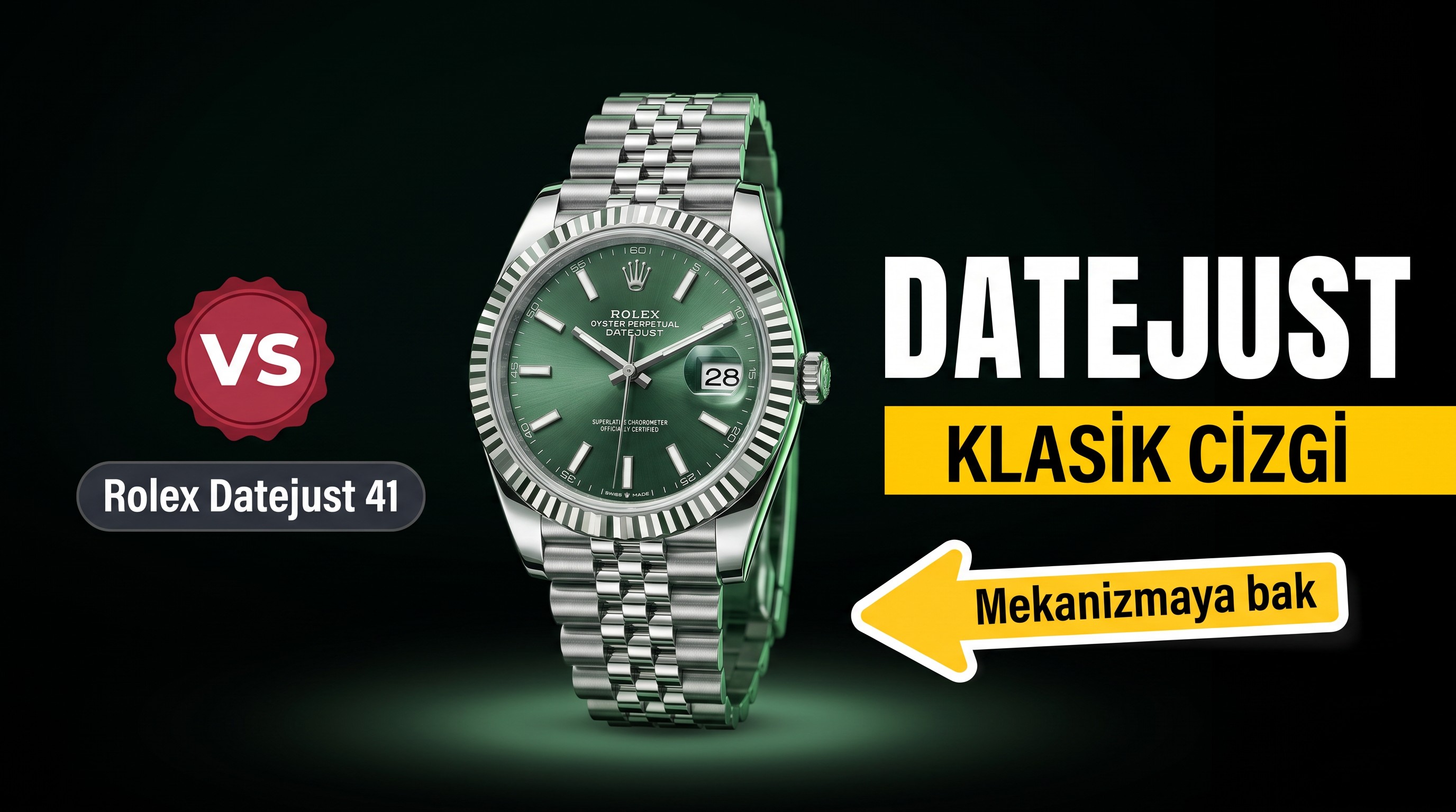 VS Factory Rolex Datejust 41 MM Kol Saati