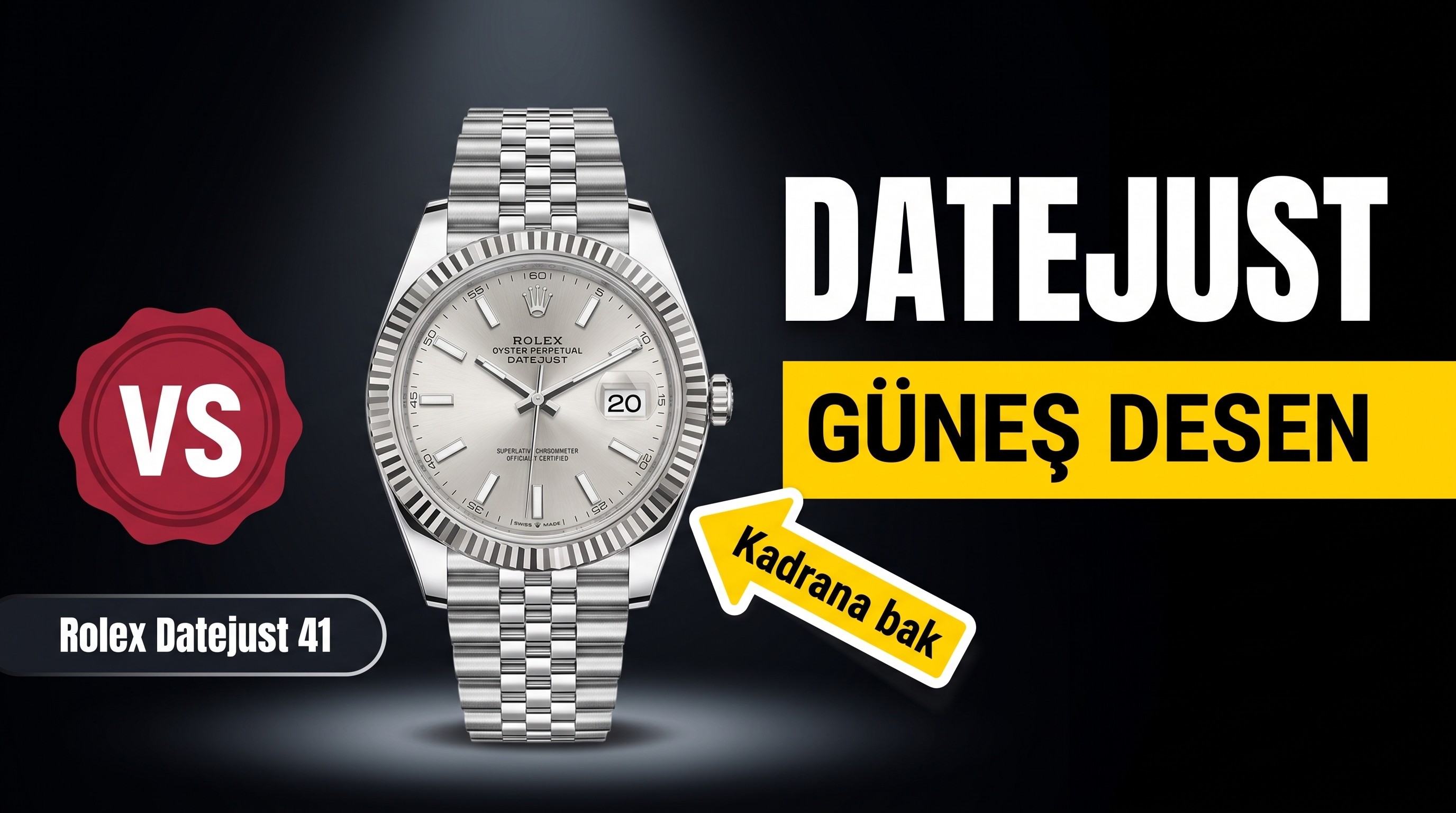 VS Factory Rolex Datejust 41 MM Kol Saati