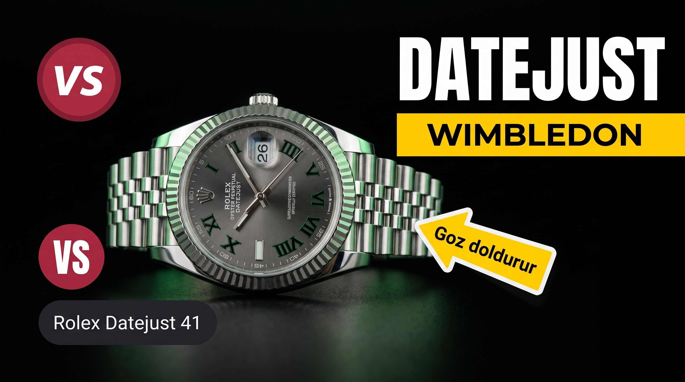 VS Factory Rolex Datejust 41 MM Kol Saati