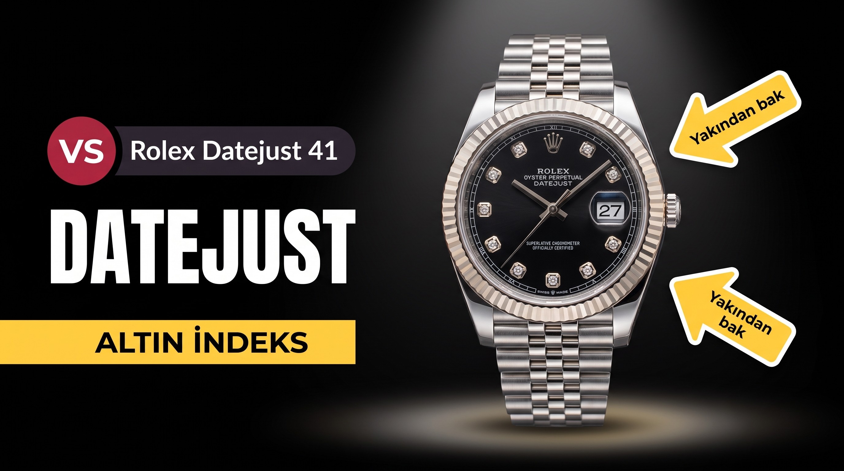 VS Factory Rolex Datejust 41 mm Dandong 3235 Kalibre