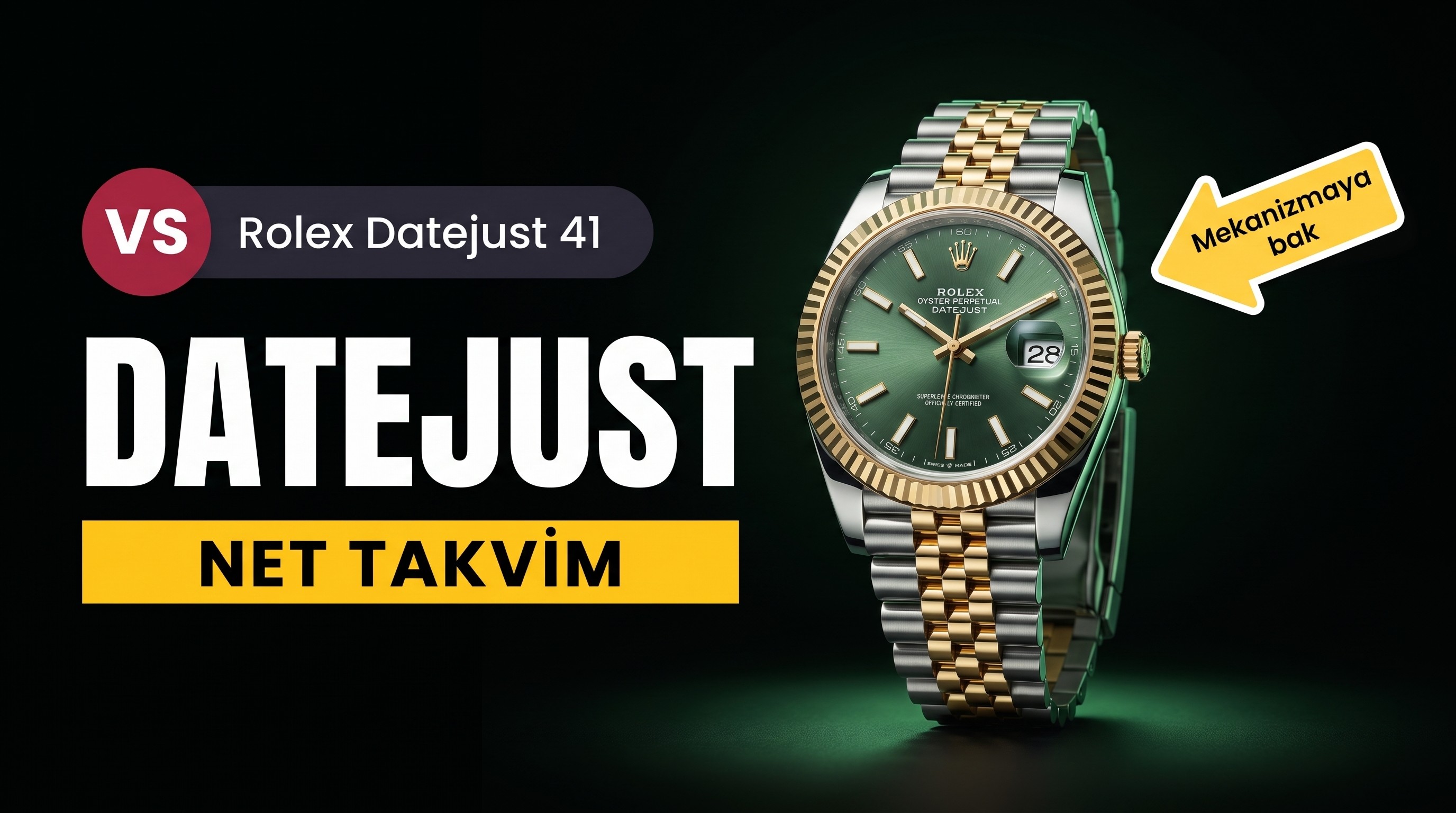 VS Factory Rolex Datejust 41 MM Saat