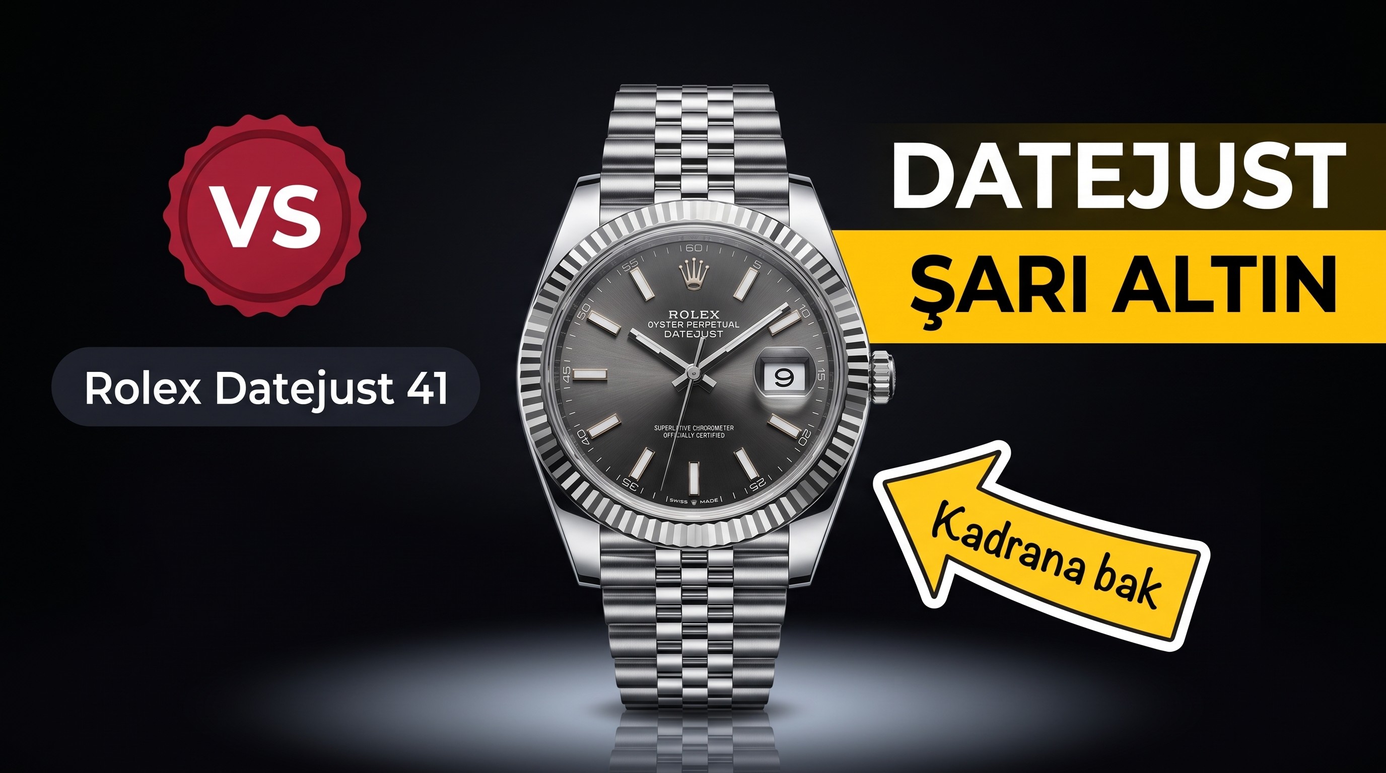 VS Factory Rolex Datejust 41 MM Saat