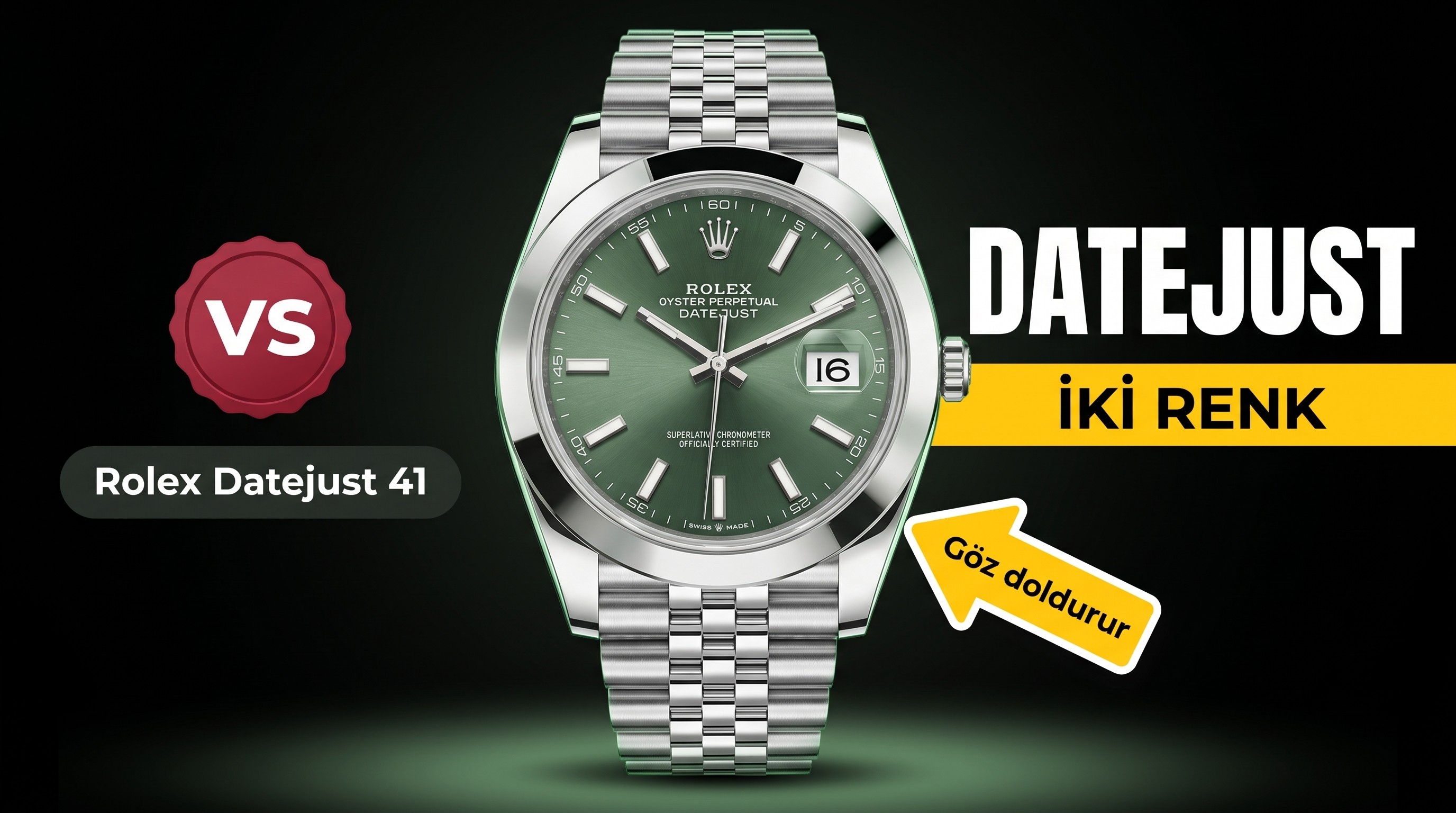 VS Factory Rolex Datejust 41 MM Saat
