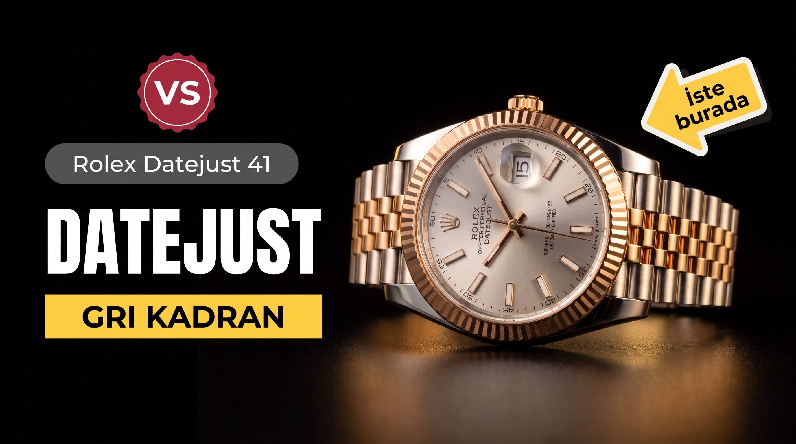 VS Factory Rolex Datejust 41 MM Saat