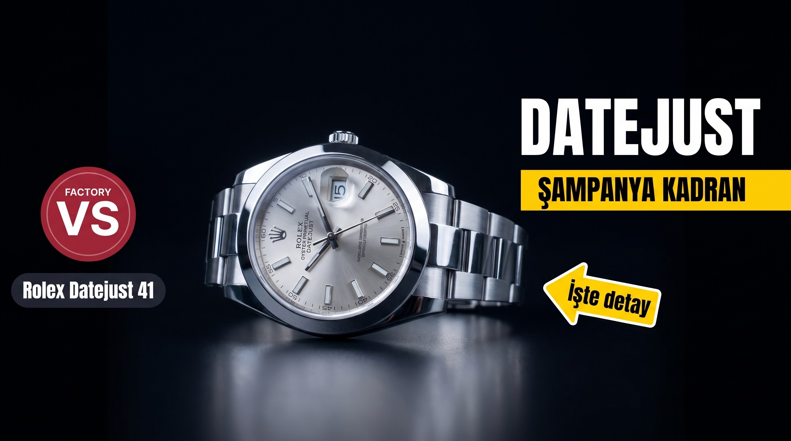 VS Factory Rolex Datejust 41 MM Saat