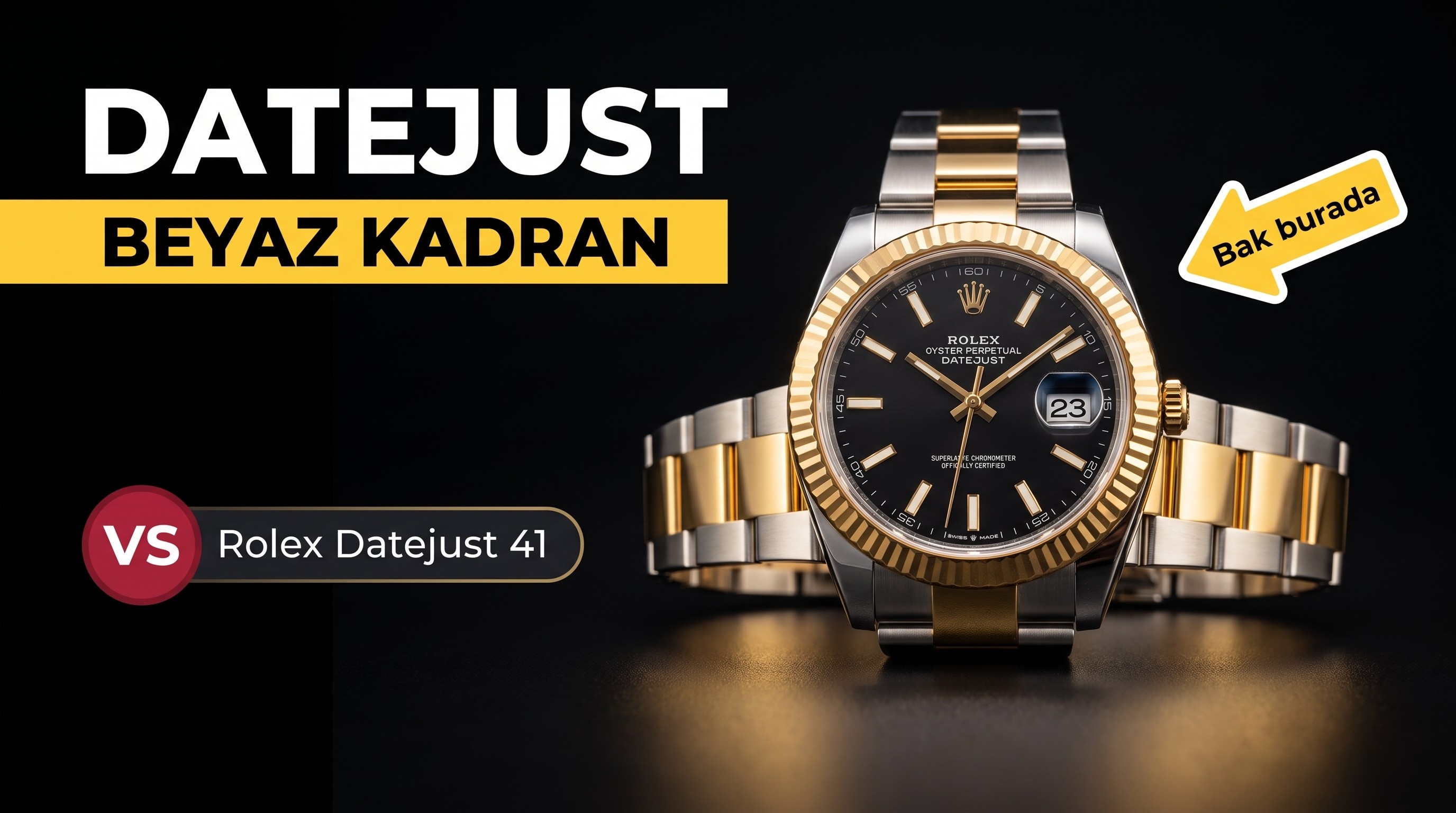 VS Factory Rolex Datejust 41 MM Saat