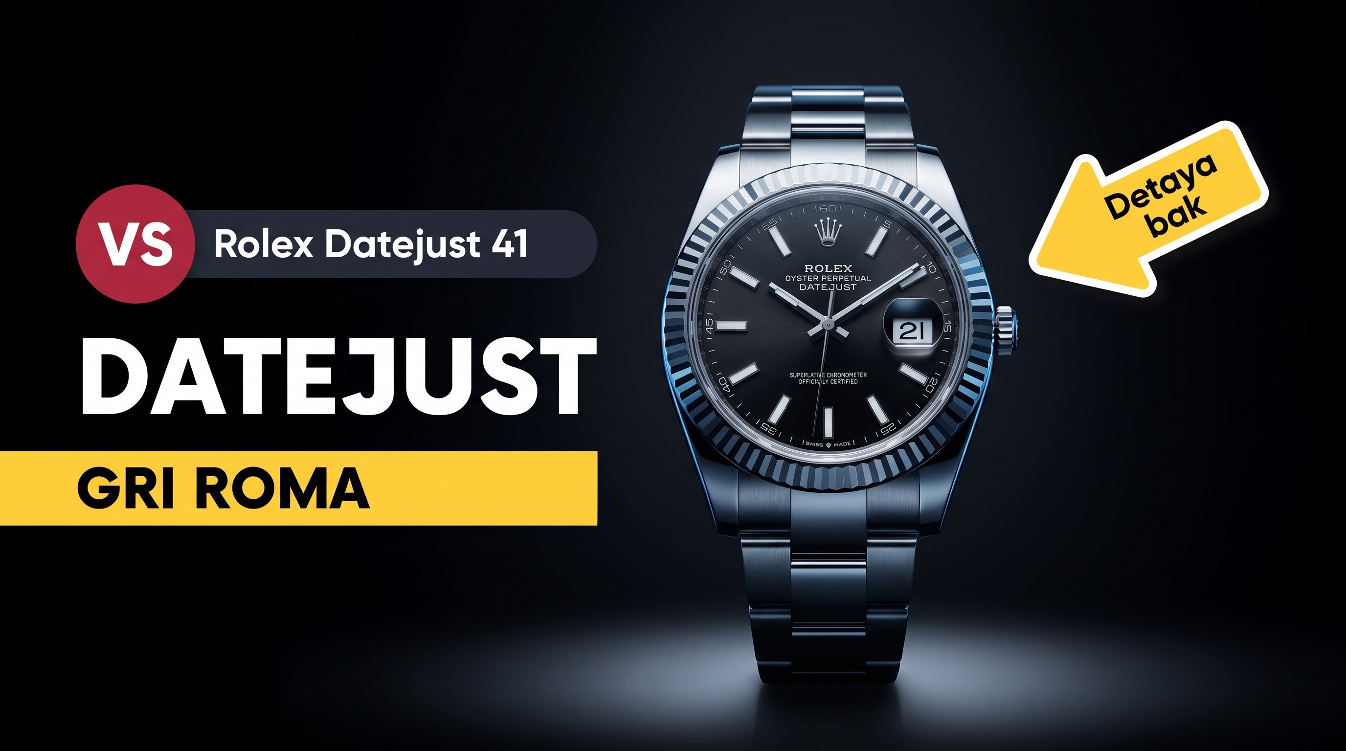 VS Factory Rolex Datejust 41 MM Saat