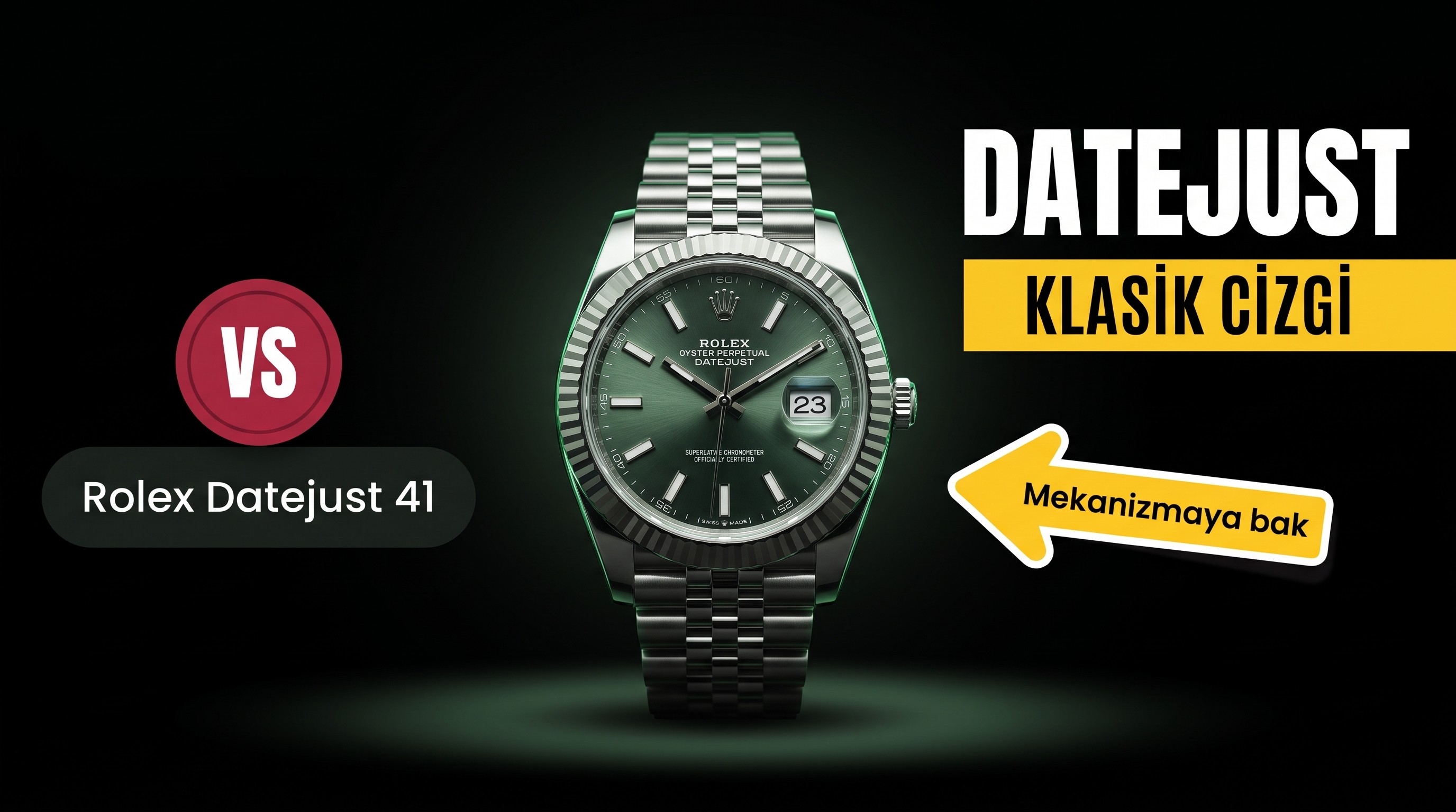 VS Factory Rolex Datejust 41 MM Saat