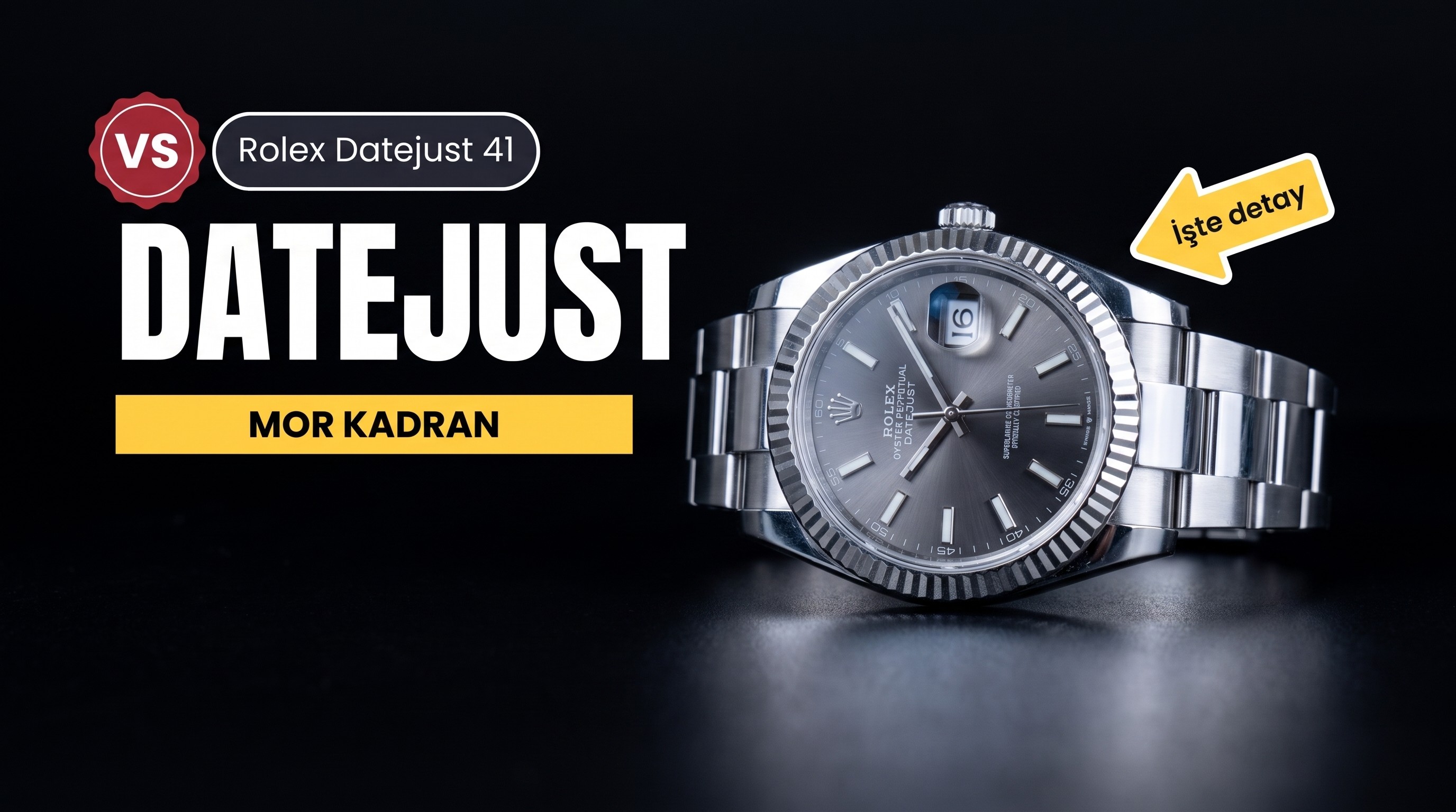 VS Factory Rolex Datejust 41 MM Saat
