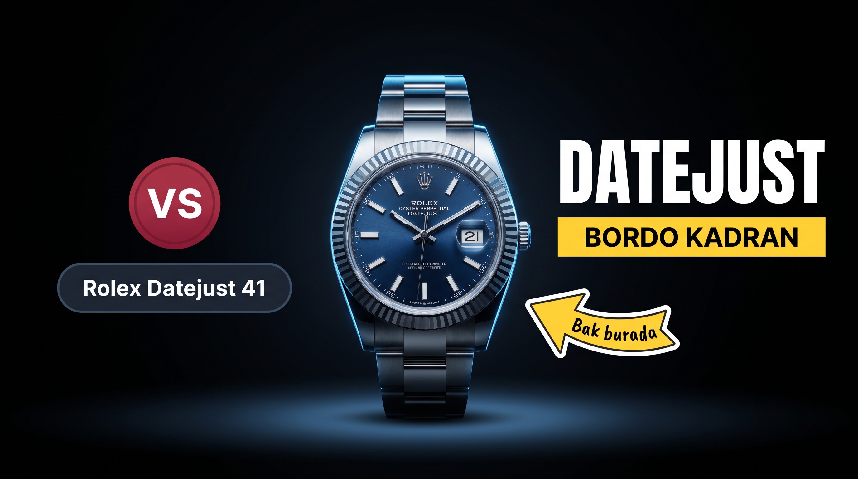 VS Factory Rolex Datejust 41 MM Saat