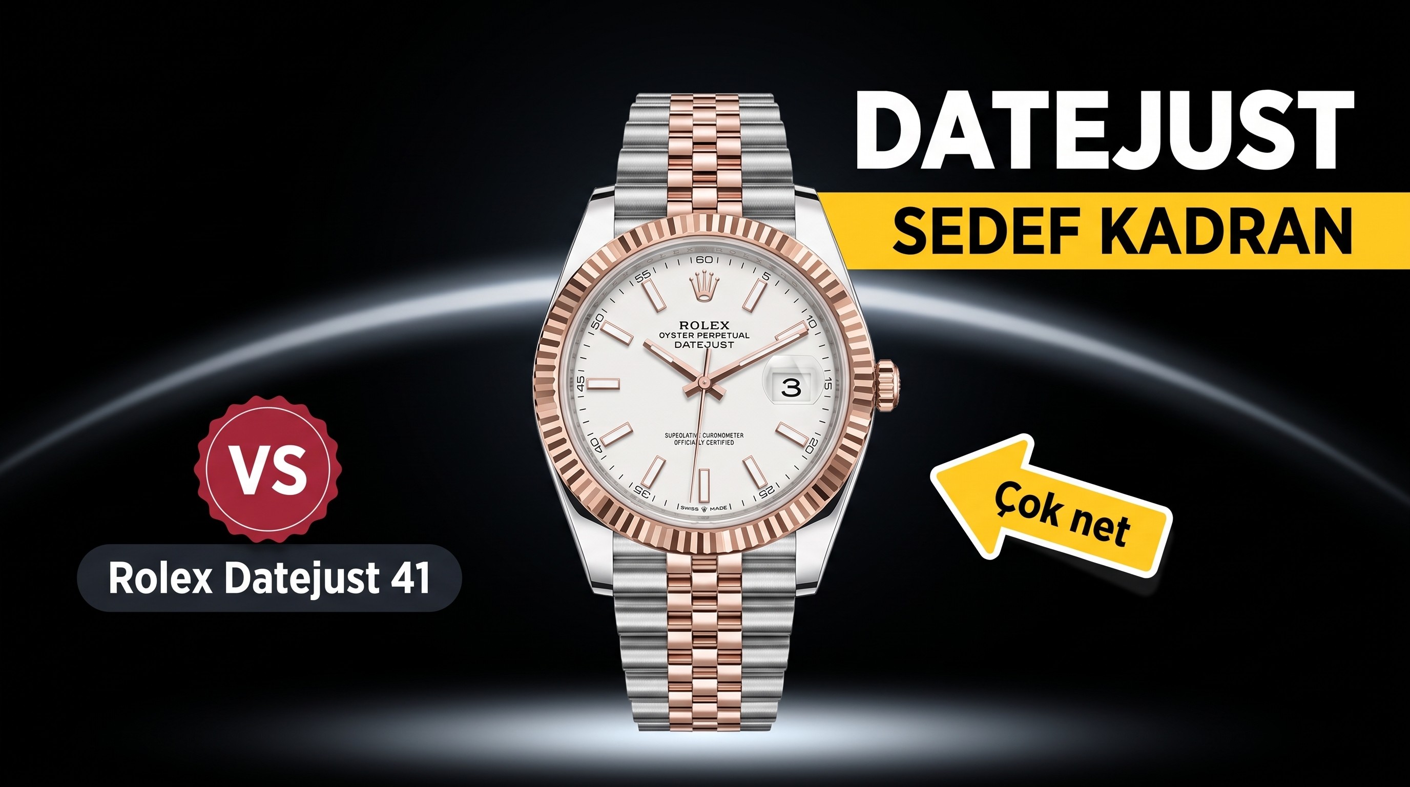 VS Factory Rolex Datejust 41 MM saat
