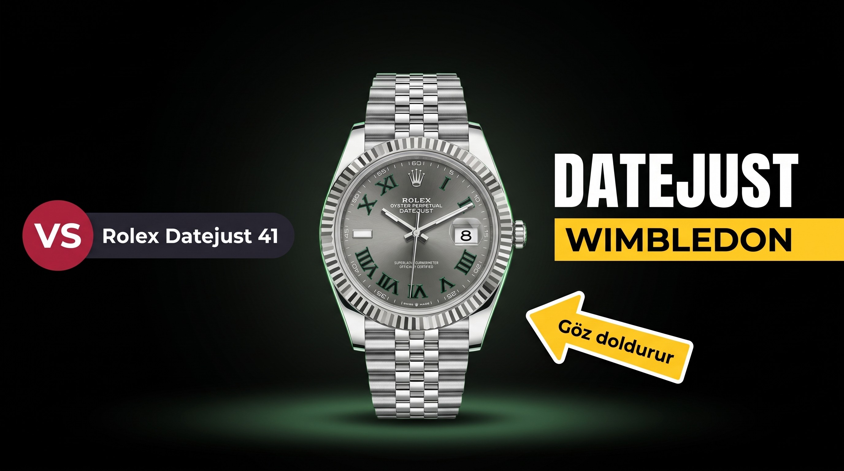 VS Factory Rolex Datejust 41 MM saat