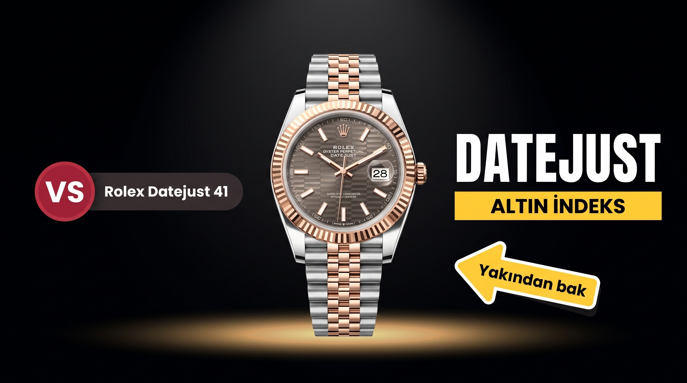 VS Factory Rolex Datejust 41 MM Saat