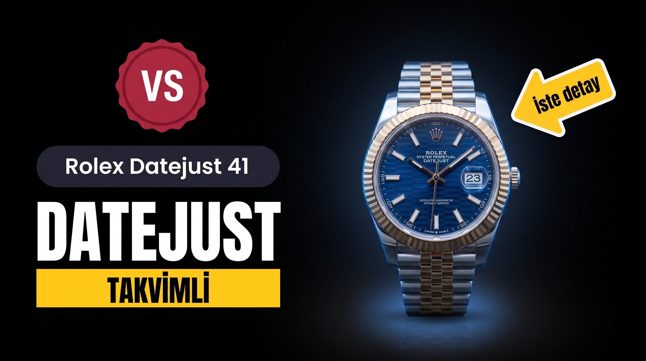VS Factory Rolex Datejust 41 MM Saat