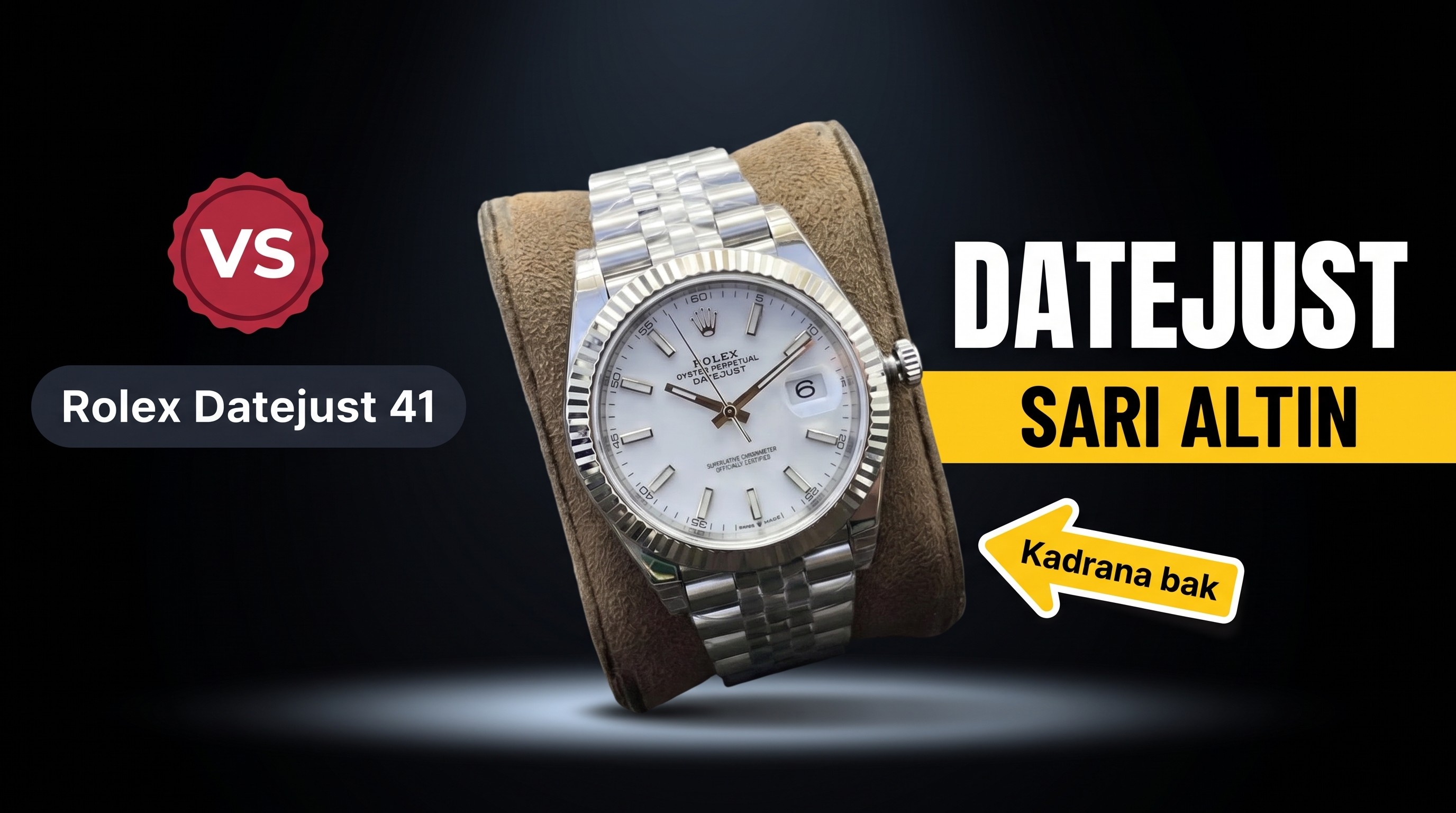 VS Factory Rolex Datejust 41 MM saat