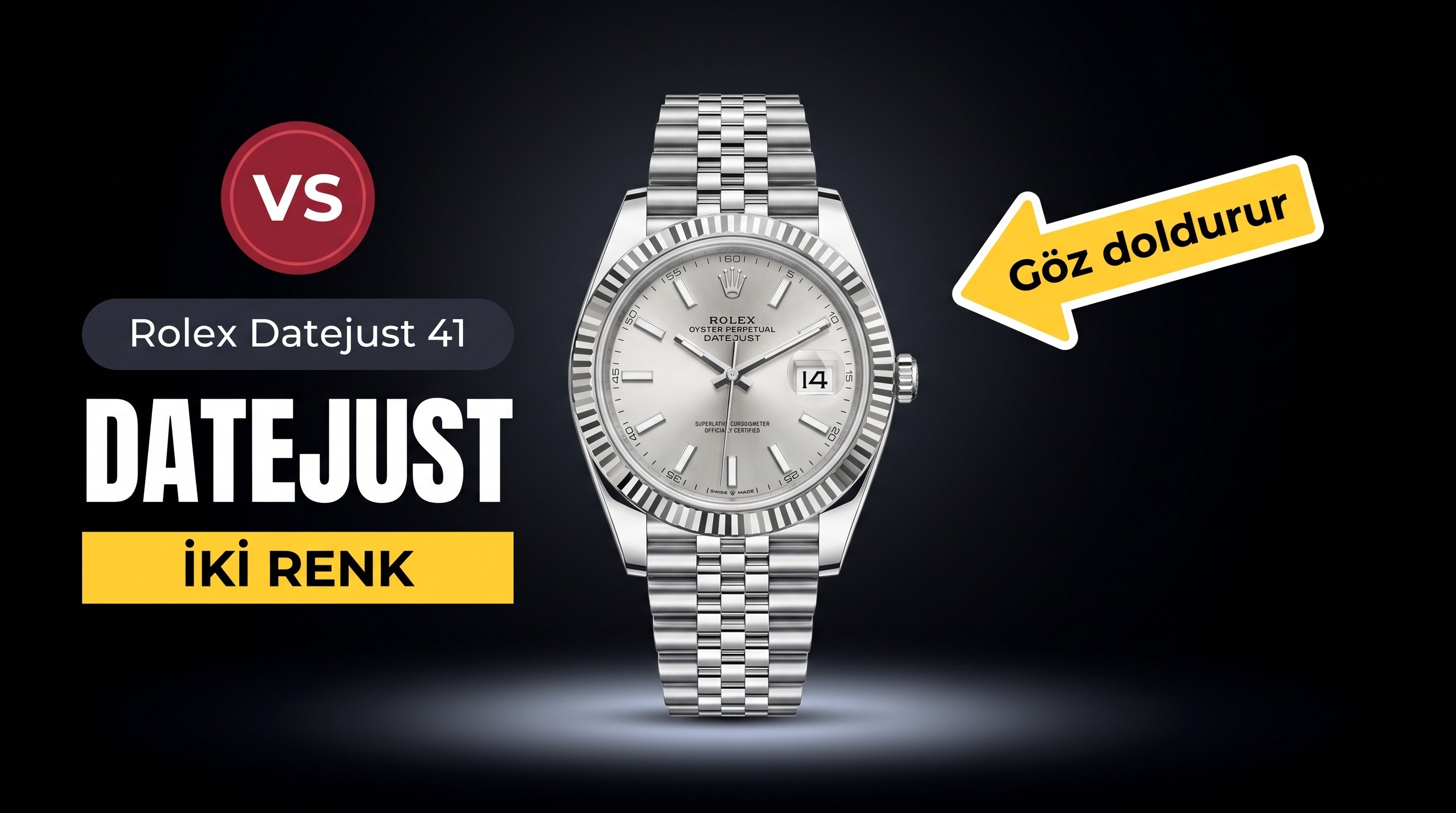 VS Factory Rolex Datejust 41 MM Saat
