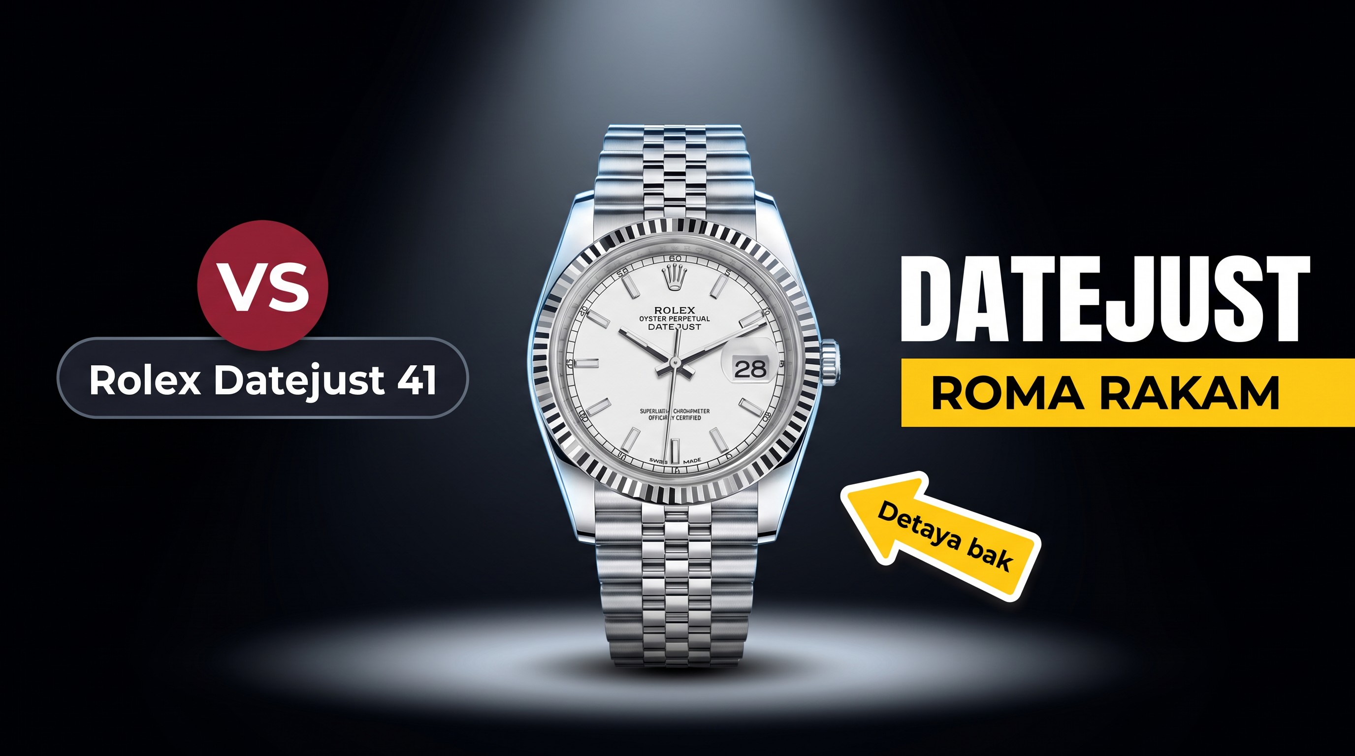 VS Factory Rolex Datejust 41 MM Saat