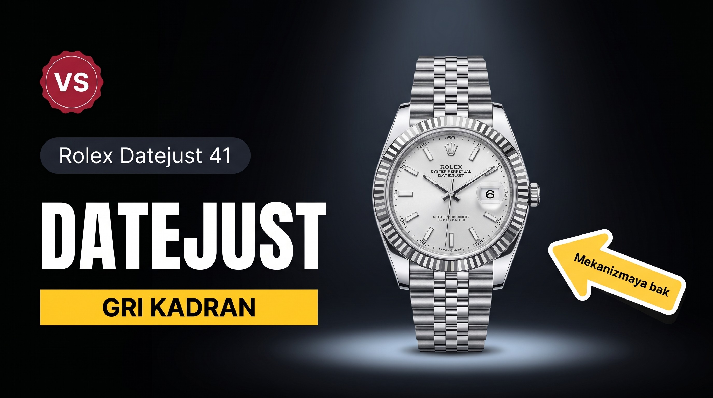 VS Factory Rolex Datejust 41 MM saat