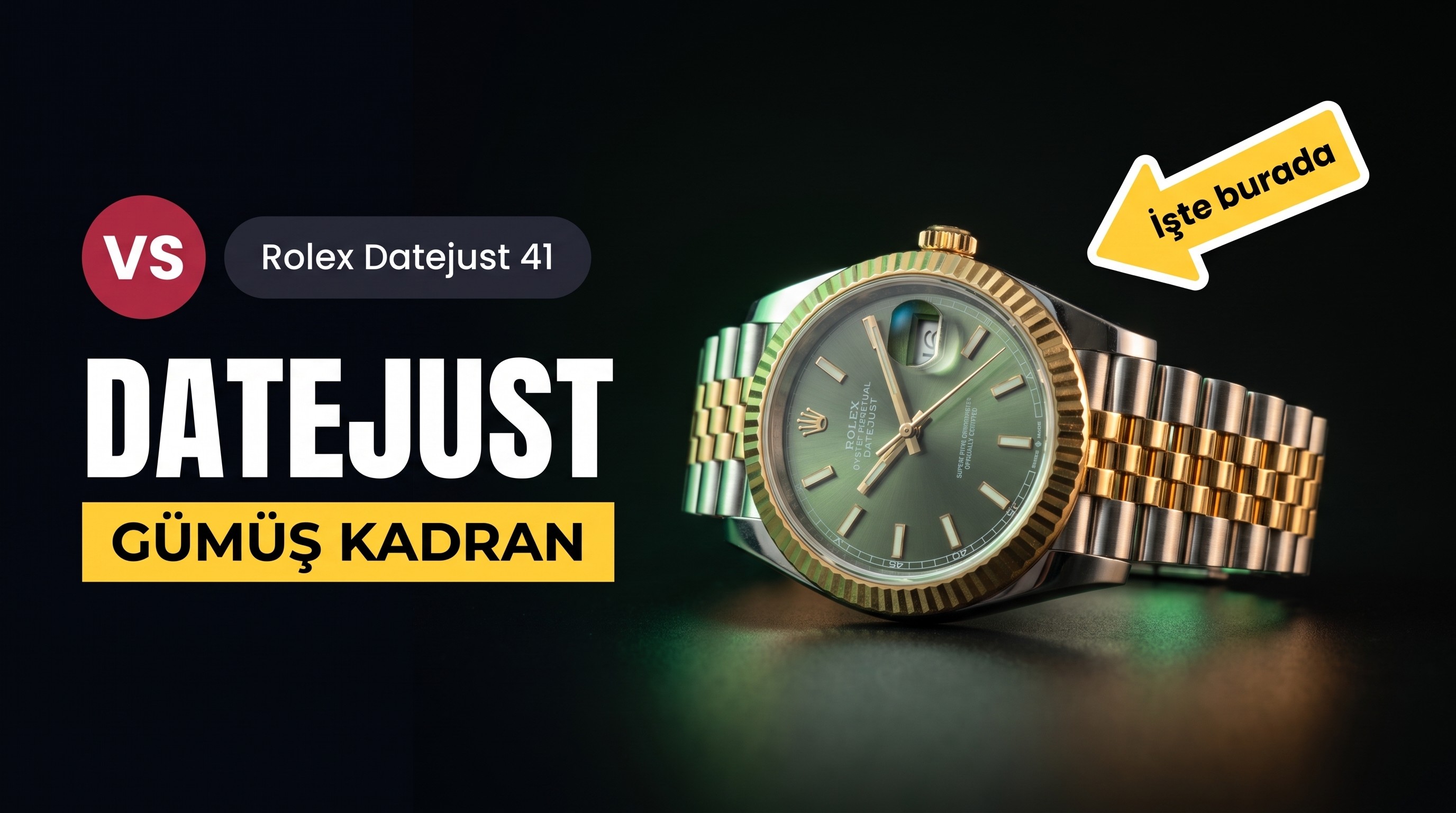 VS Factory Rolex Datejust 41 MM Saat