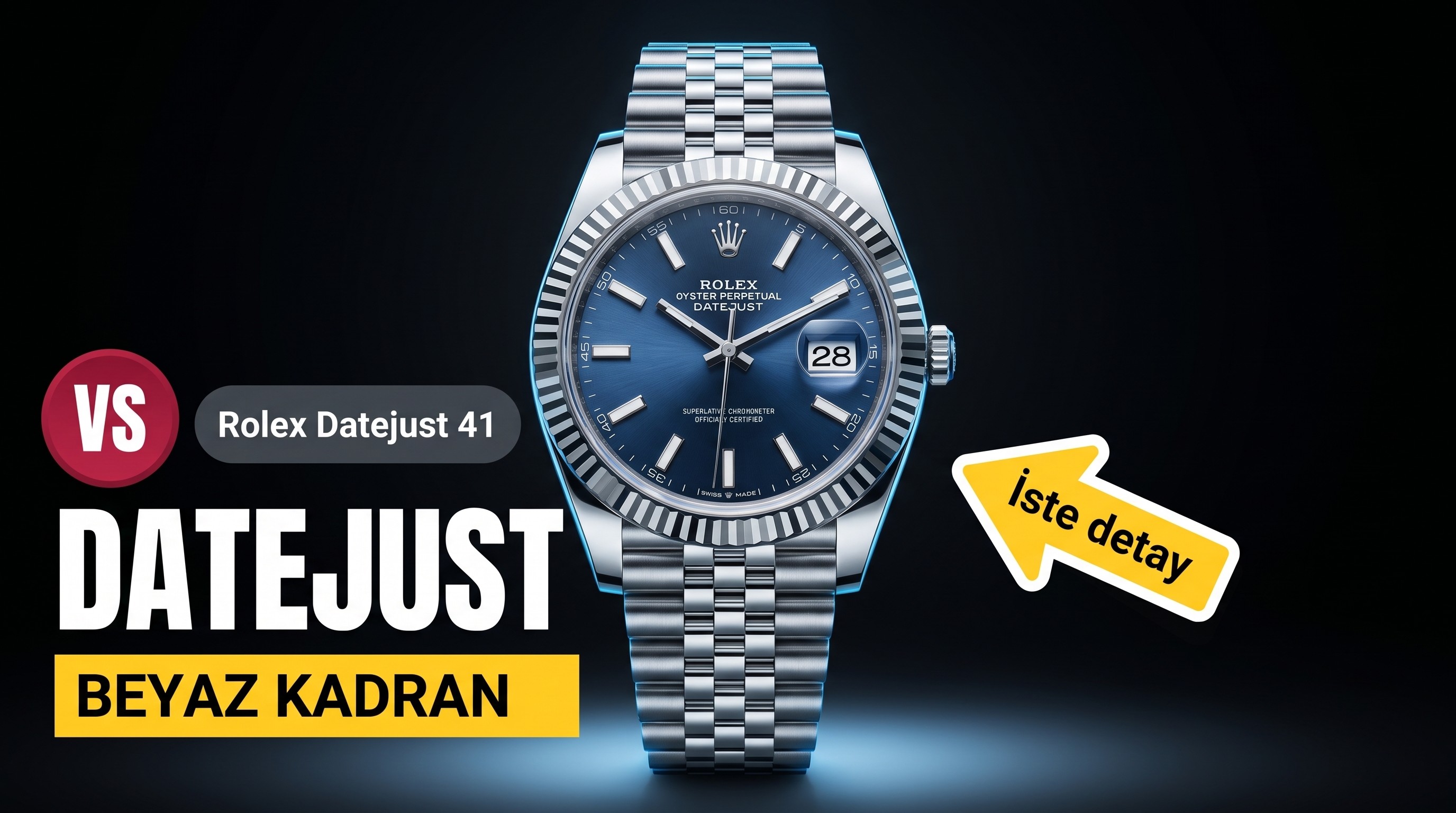 VS Factory Rolex Datejust 41 MM Saat