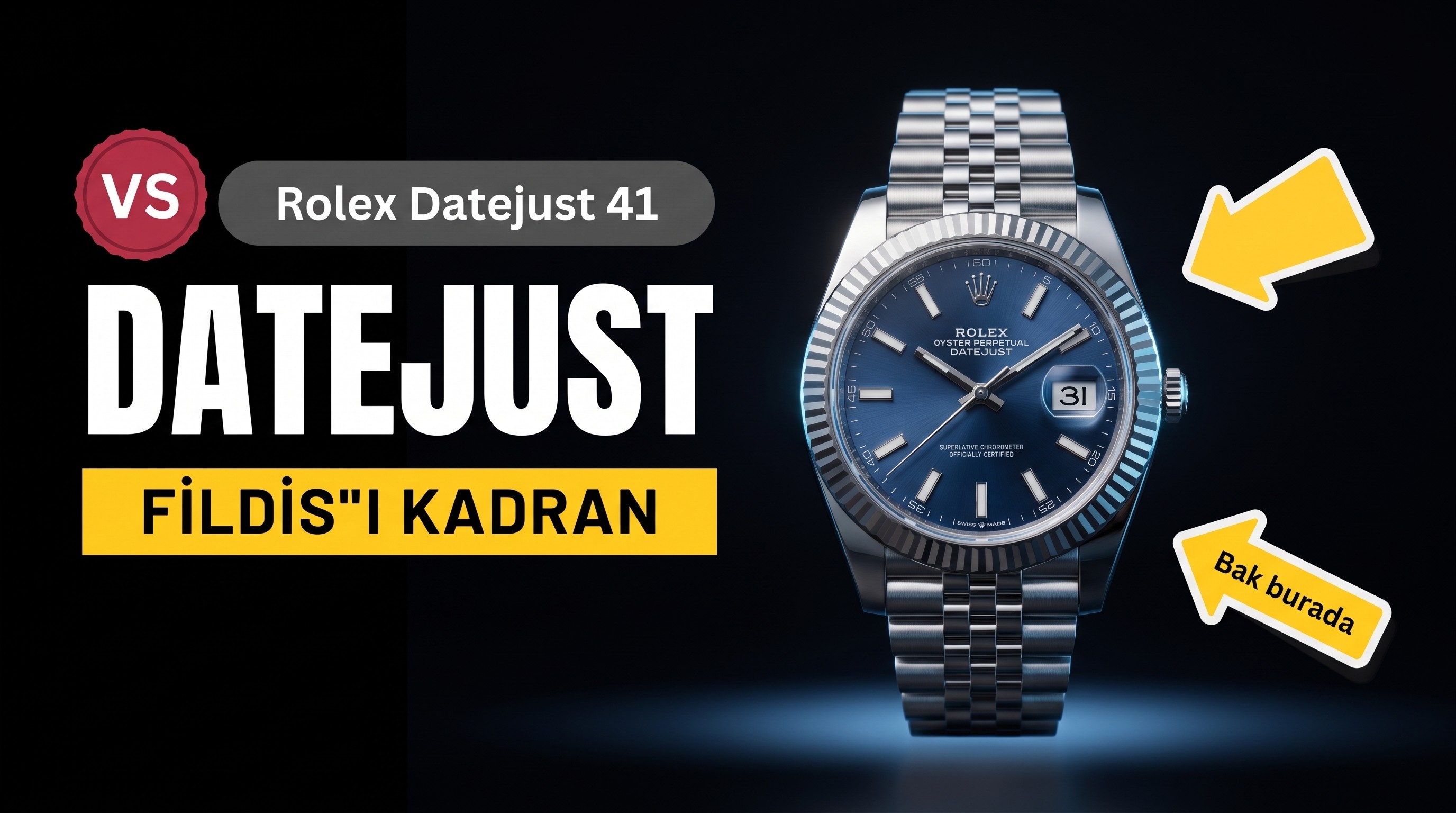 VS Factory Rolex Datejust 41 MM Saat