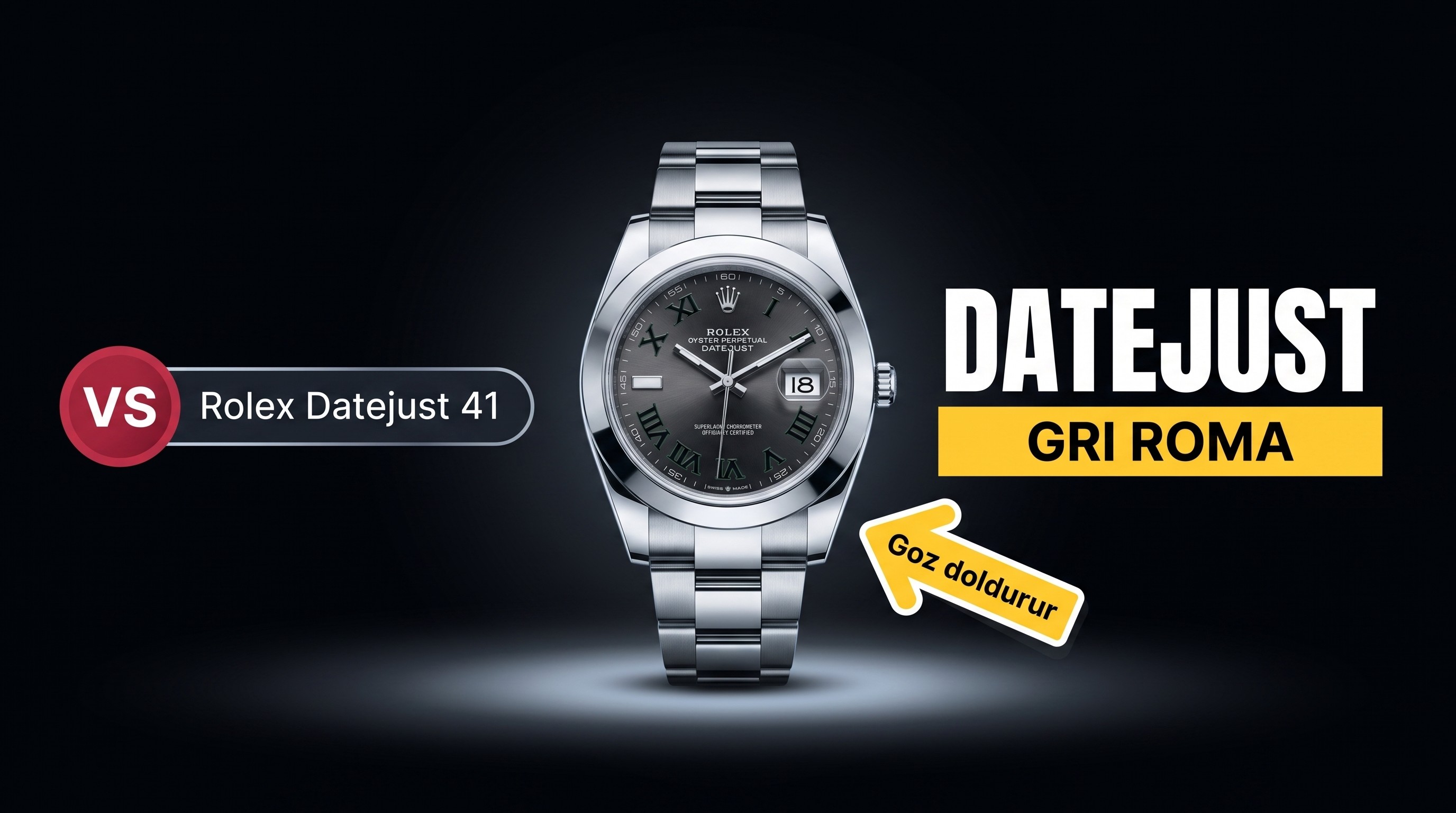 VS Factory Rolex Datejust 41 MM Saat