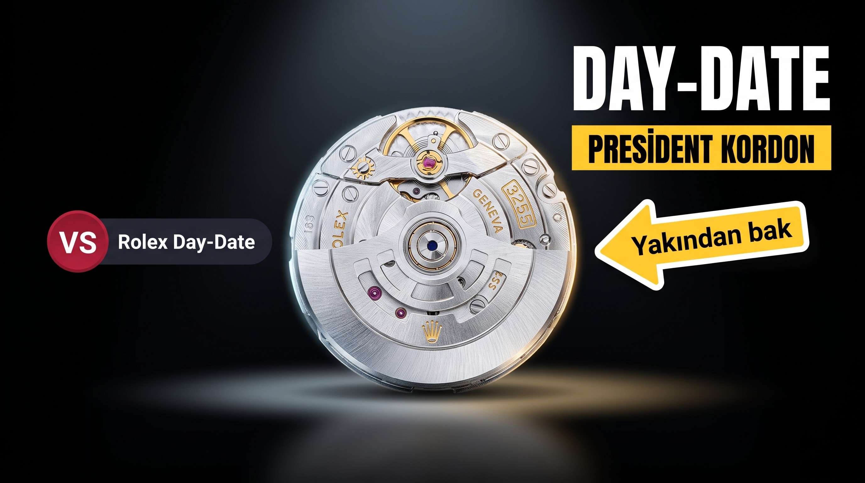 VS Factory Rolex Day-Date Kol Saati Detaylı İnceleme