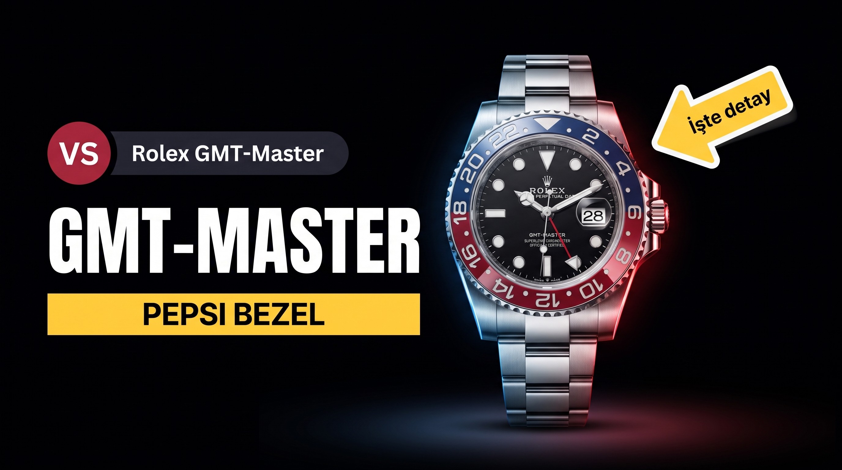 VS Factory Rolex GMT-Master V3 kola/pepsi bezel almaya değer mi? Genel işçilik nasıl?