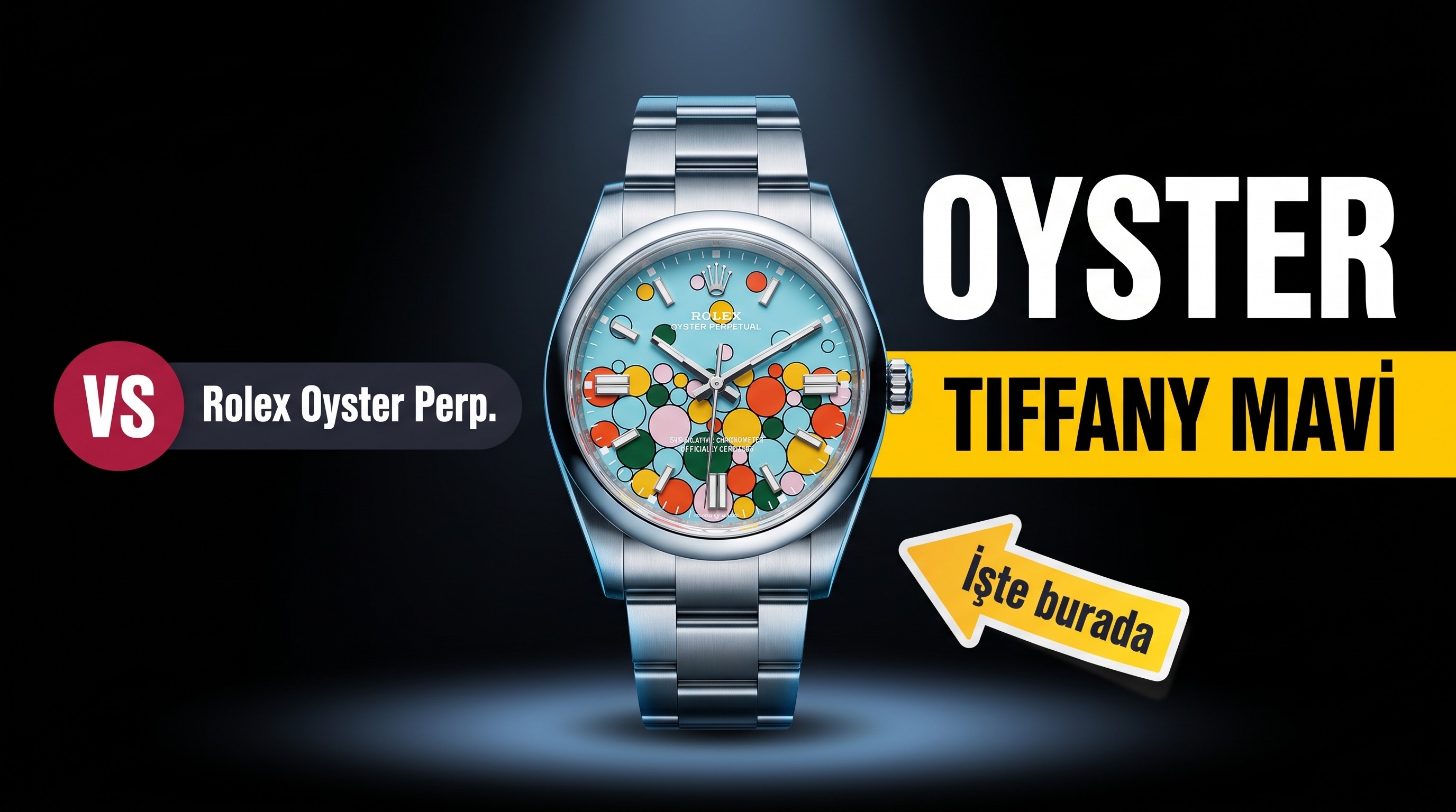 VS Factory Rolex Oyster Perpetual 36 Tiffany Blue kadran replika kol saati - VS saat