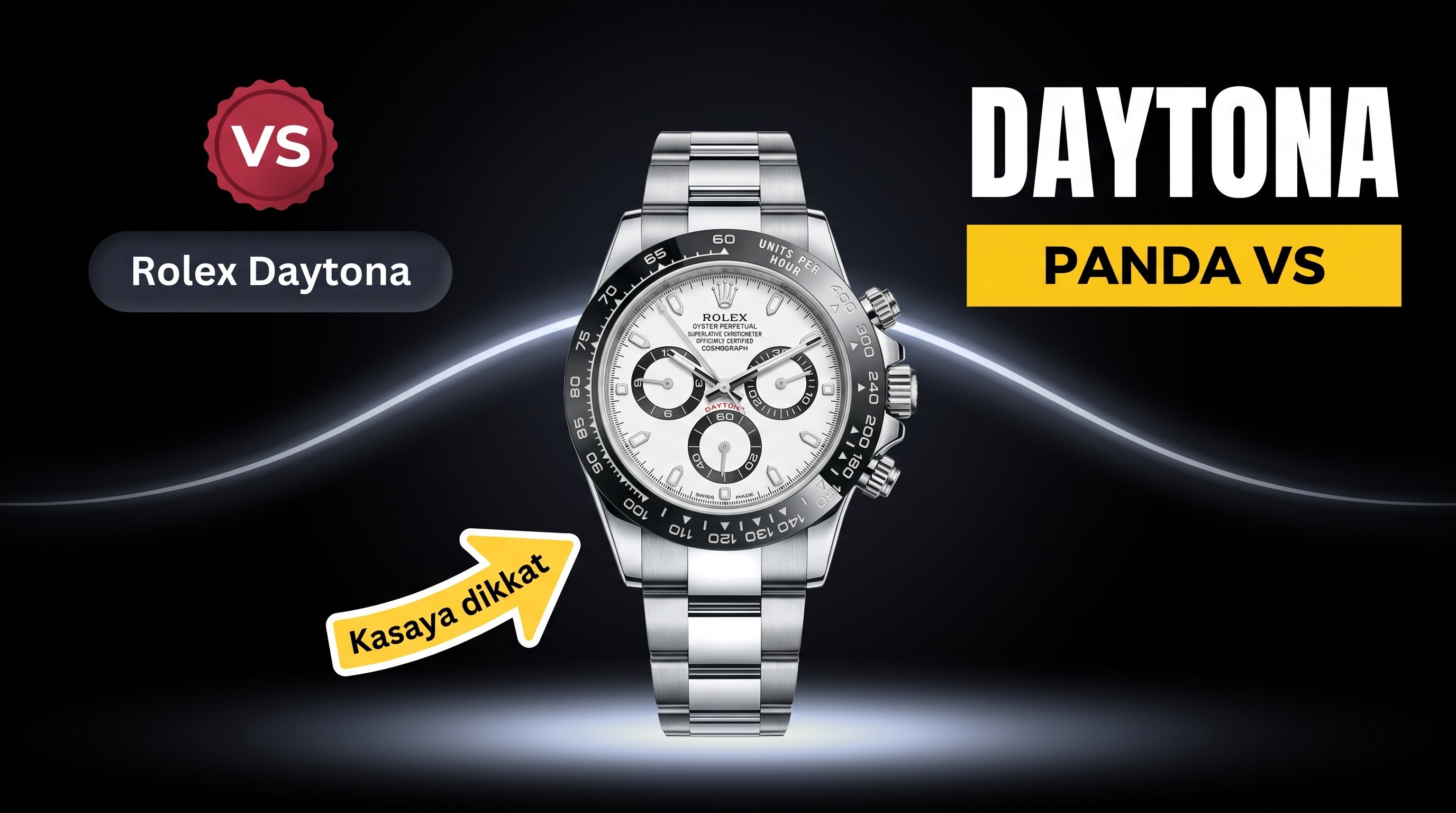 VS Factory Rolex Panda Daytona 4130 Replika Kol Saati - VS Daytona Karşılaştırması