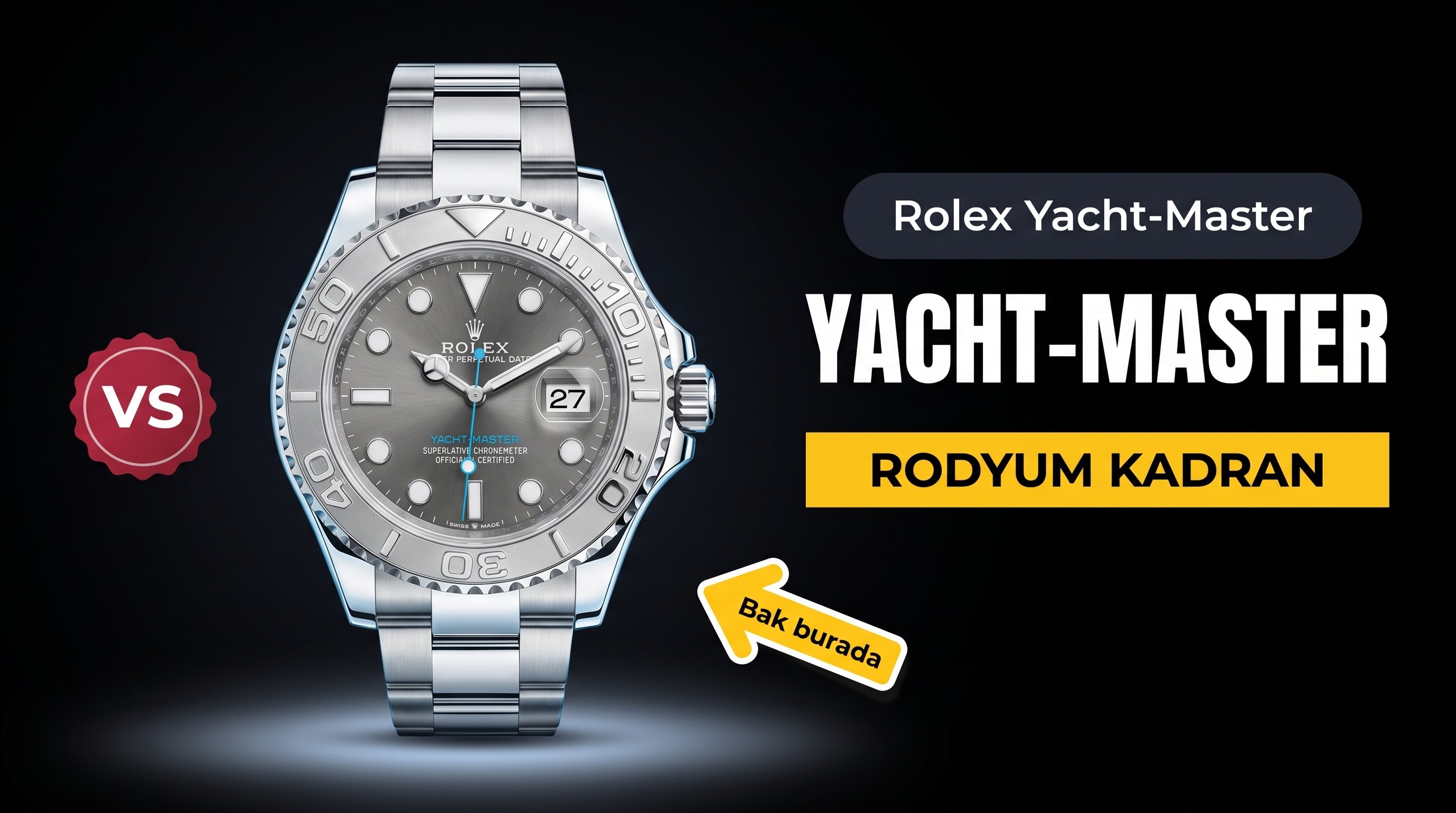 VS Factory Rolex Yacht-Master 126622-0001 replika saat - VS Saat