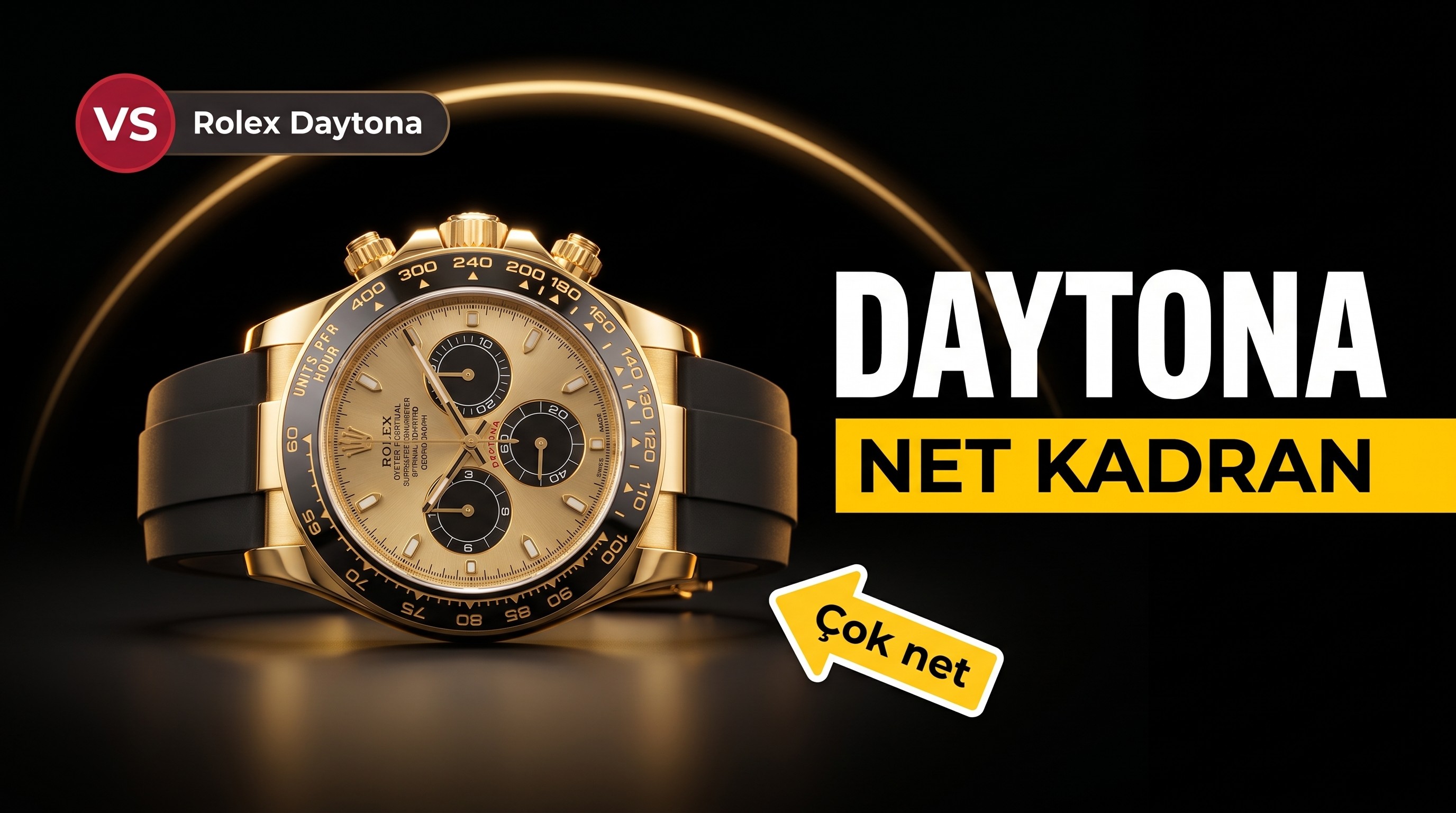 VS Factory Rolex Yu Wendi 4131 replika kol saati - VS Daytona saati