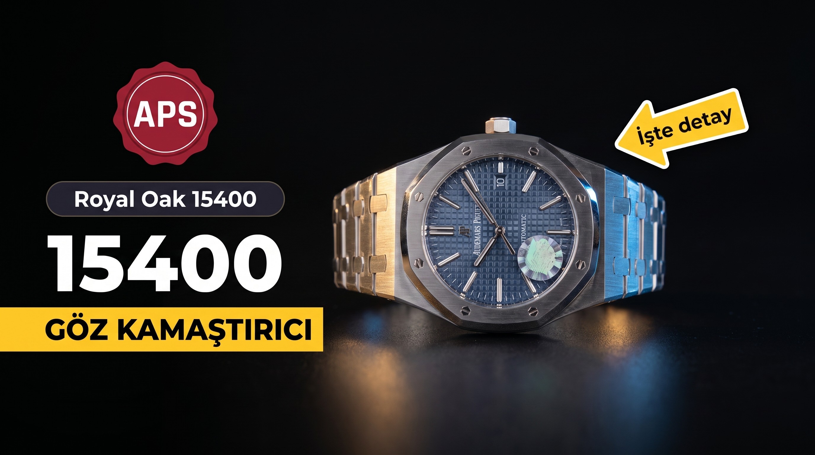 Audemars Piguet Royal Oak 15400 APS Factory İnce...